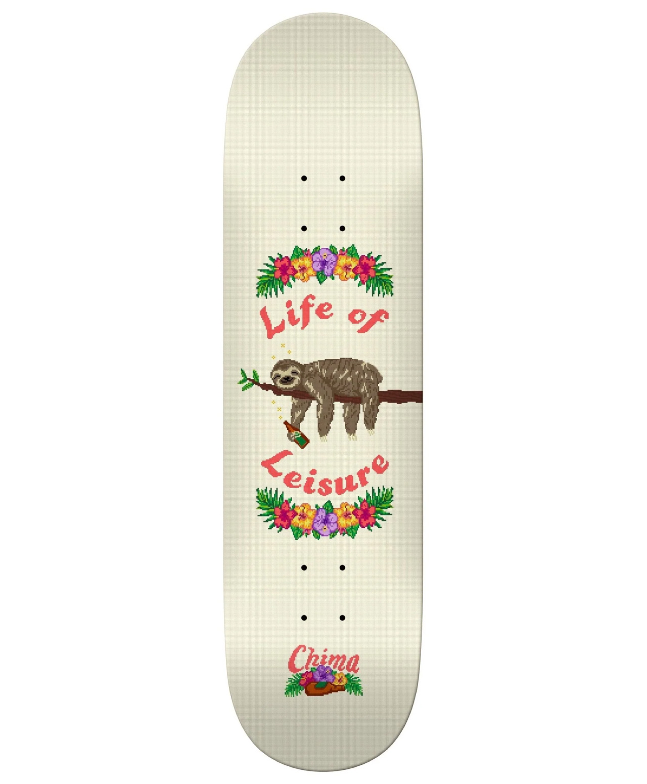 REAL CROSS STITCH FERGUSON SKATE DECK 8.06 MULTI