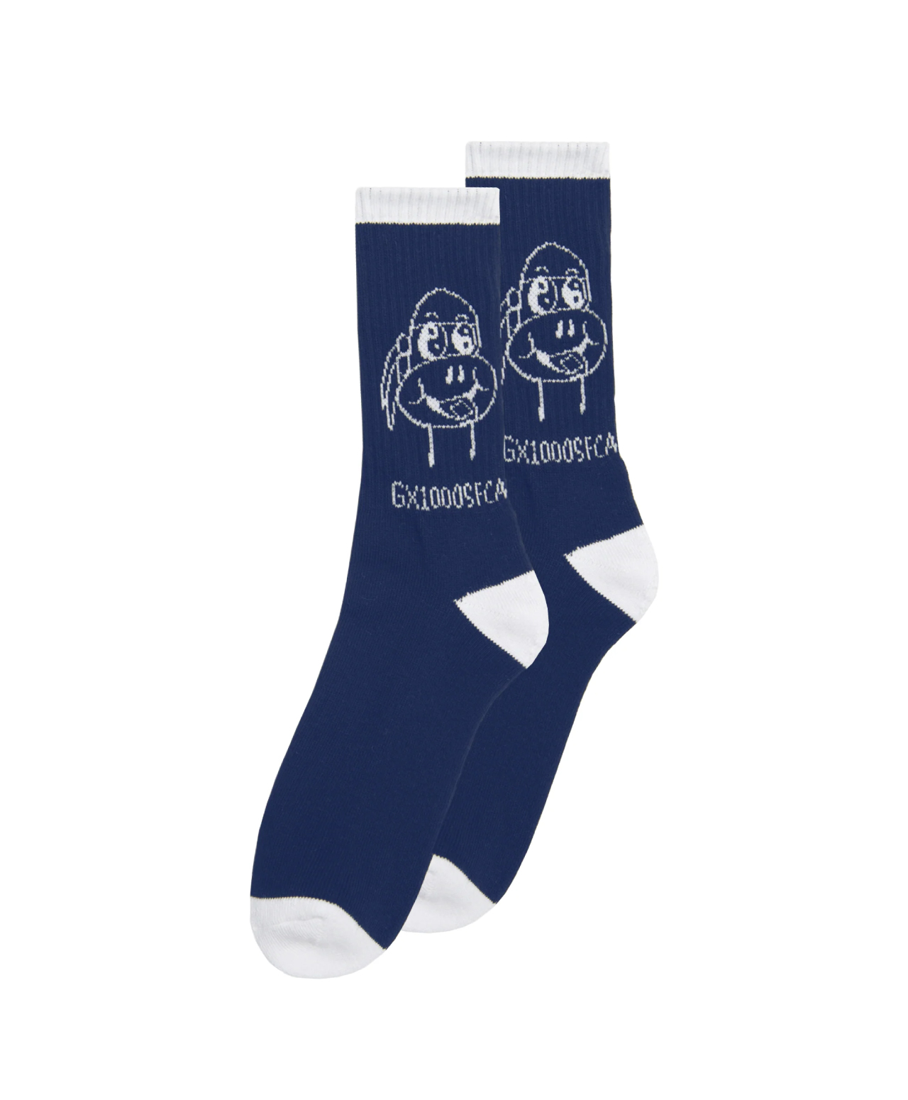 GX1000 ACID SOCKS NAVY