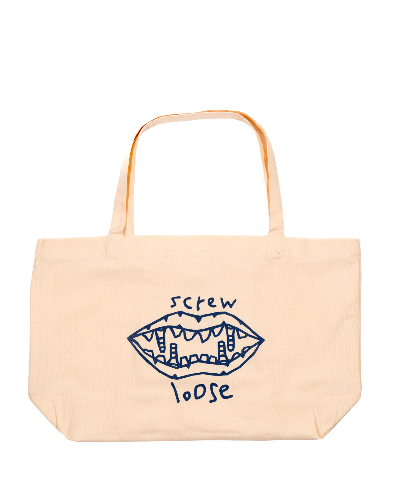 SCREW LOOSE TOTE BAG BEIGE