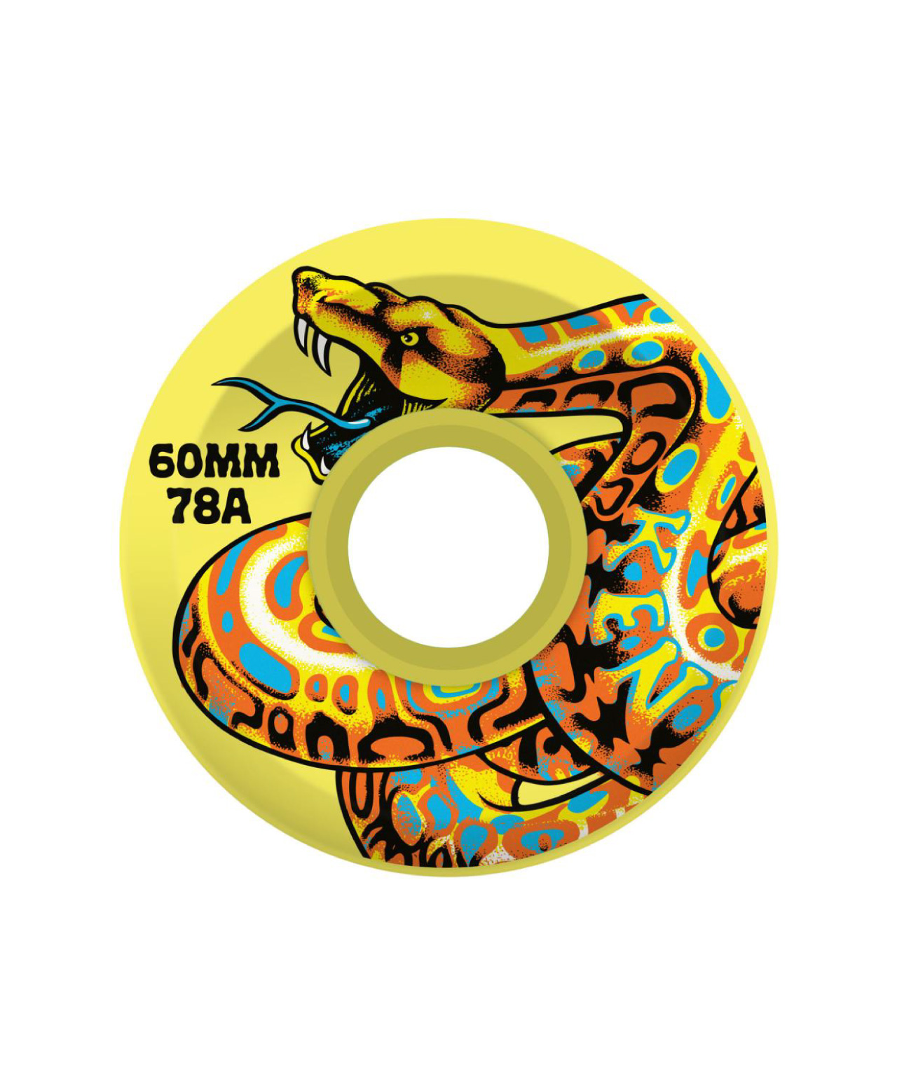 SLIME BALLS JEFF KENDALL SNAKE OG 78A 60MM WHEELS YELLOW