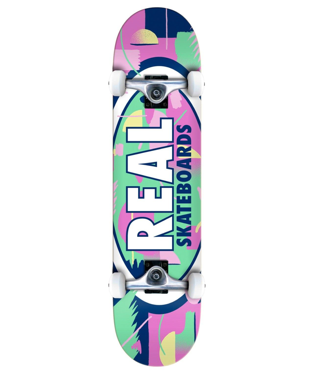 REAL OVAL OUTRUN COMPLETE SKATEBOARD 8.06 MULTI