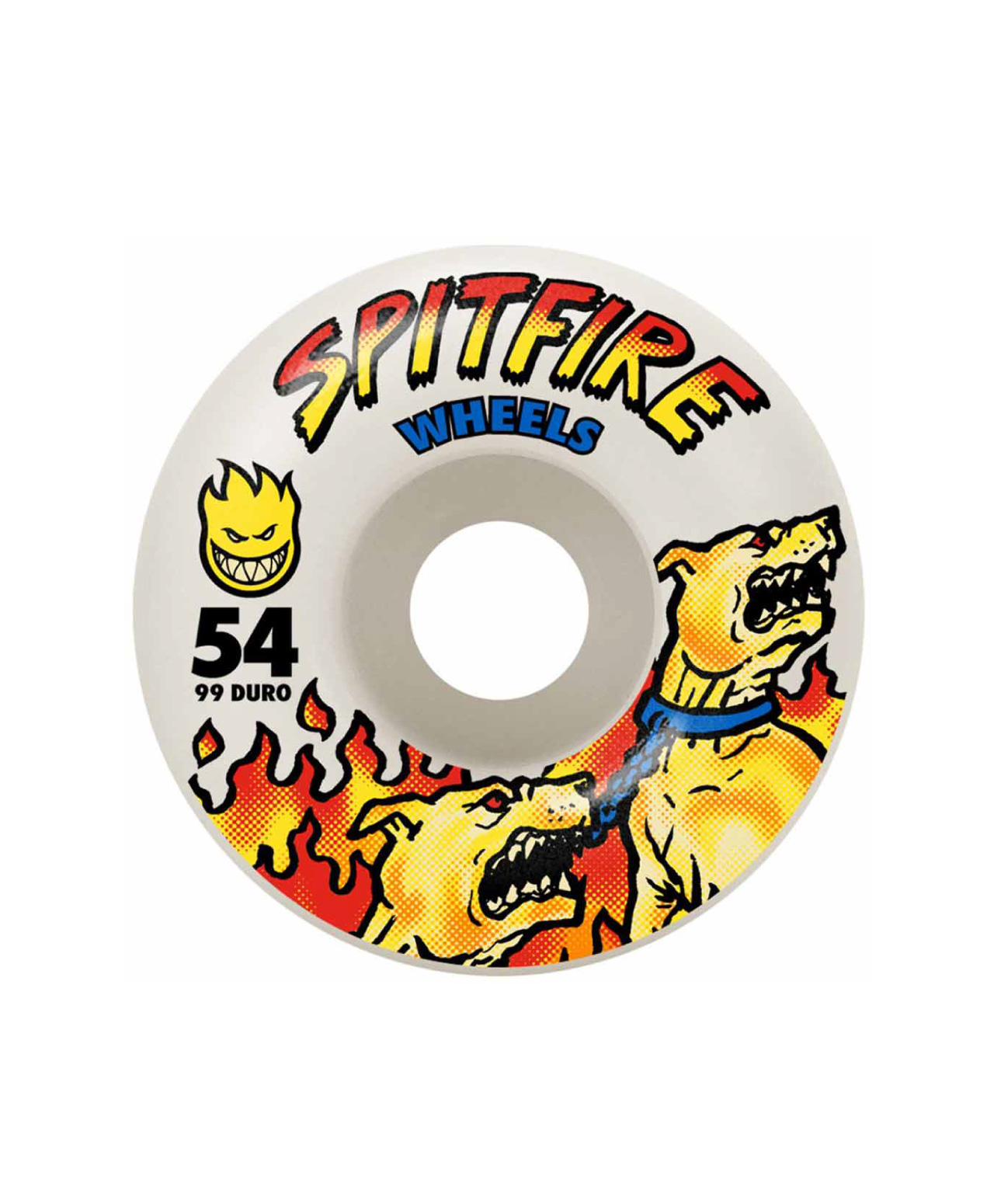 SPITFIRE HELL HOUND CLASSIC WHEELS 99DU 57MM WHITE