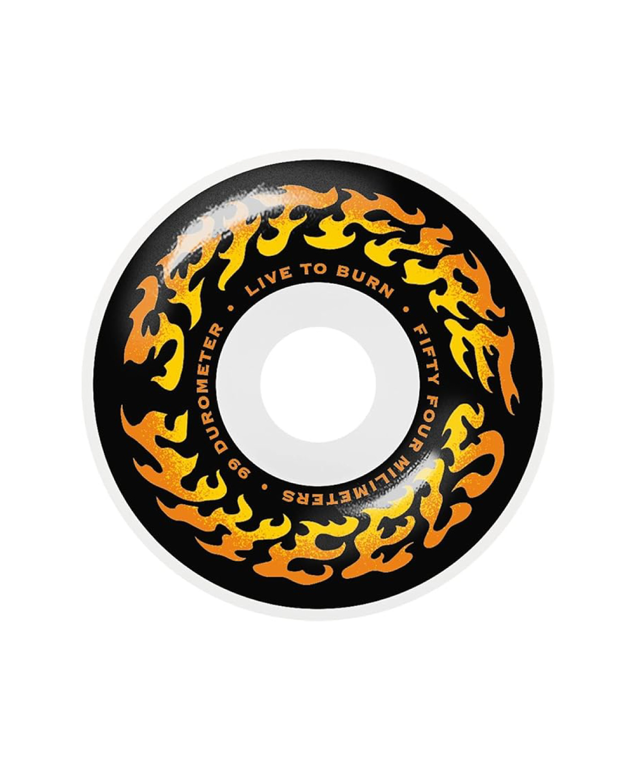 SPITFIRE TORCHED SCRIPT WHEELS 99A 52MM WHITE