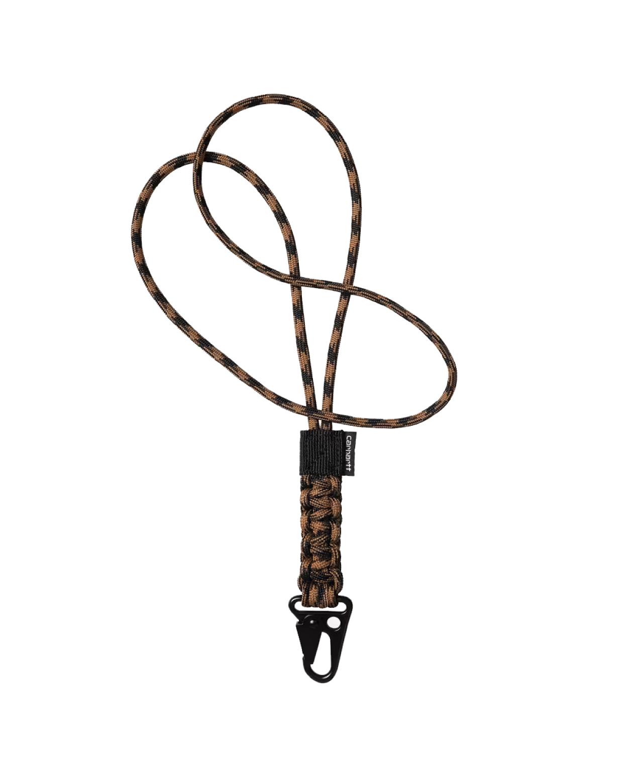 CARHARTT WIP ROPE KEYCHAIN HAMILTON BROWN/BLACK
