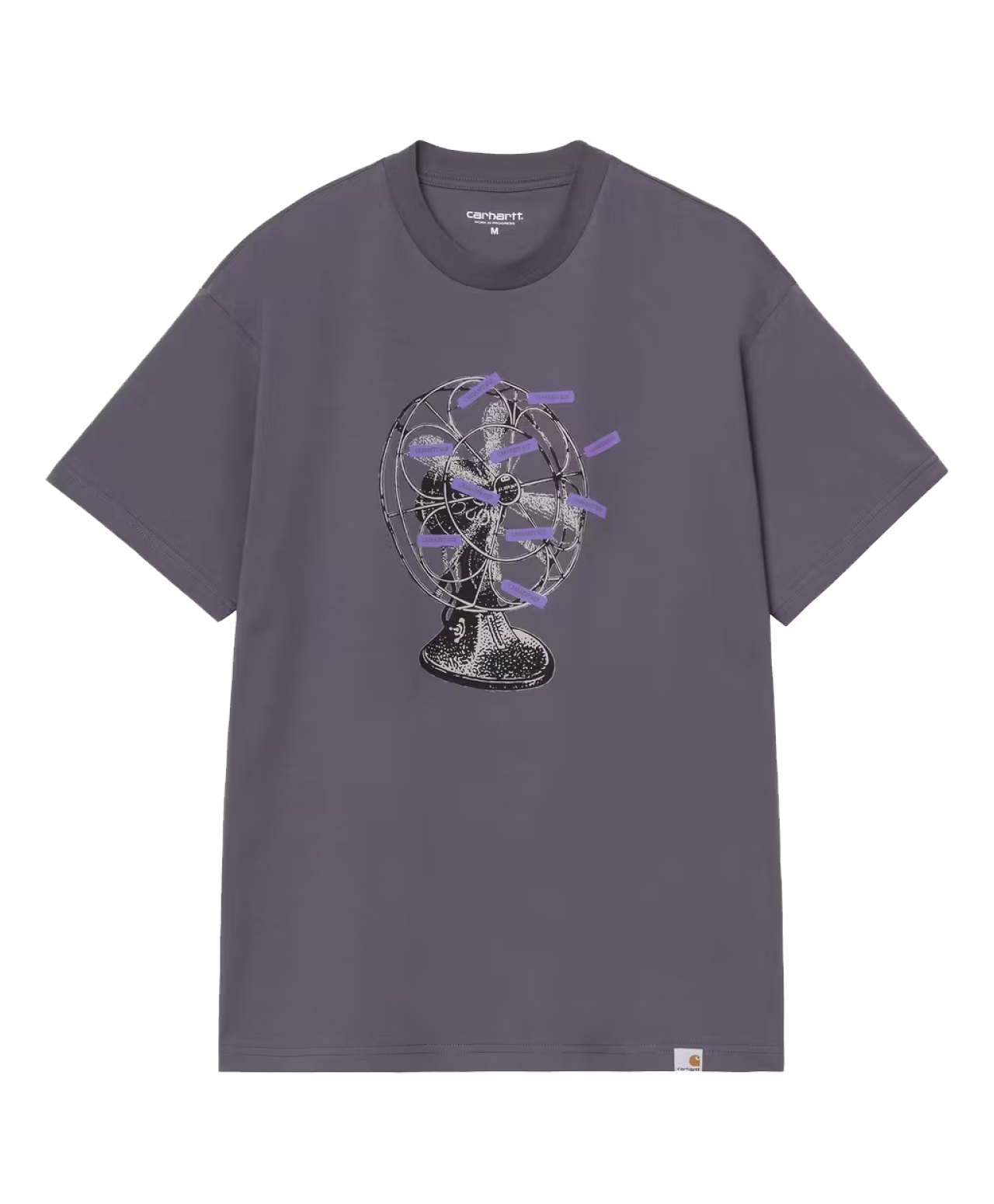CARHARTT WIP FAN TEE SHADY PURPLE
