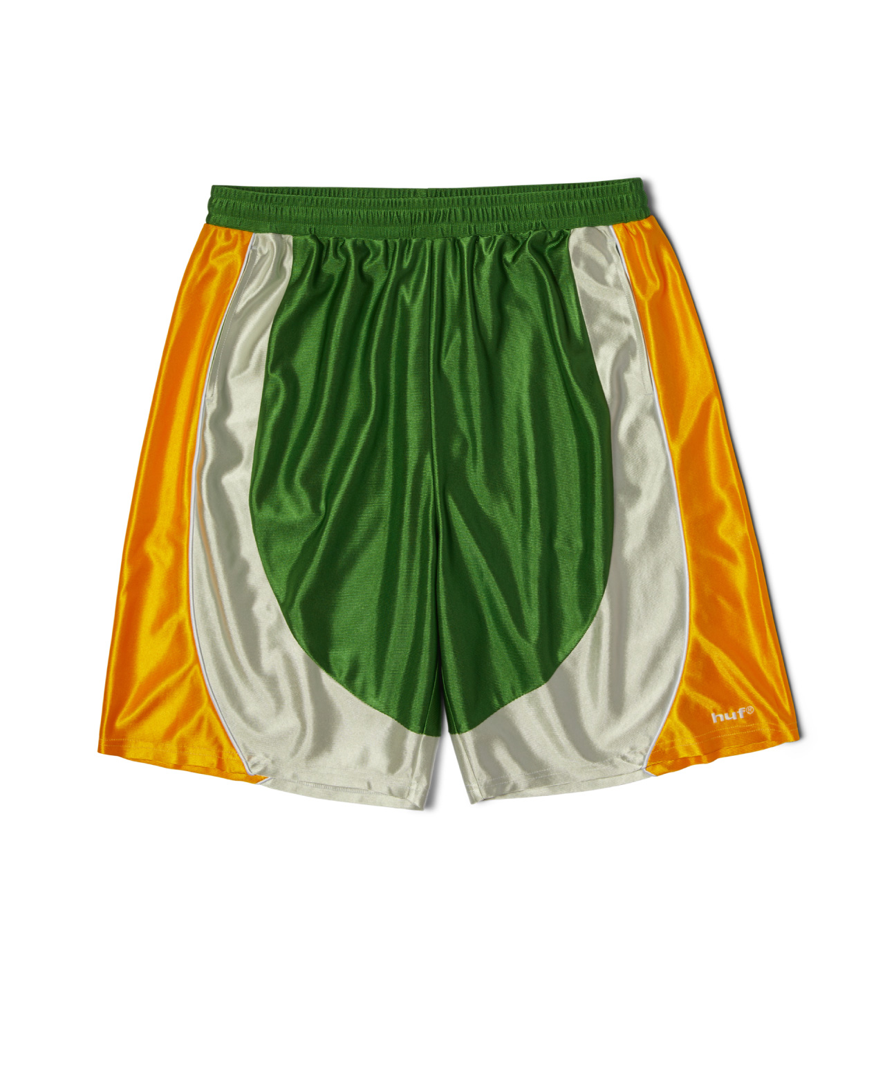 HUF BRADLEY BASKETBALL SHORT ACID GREEN
