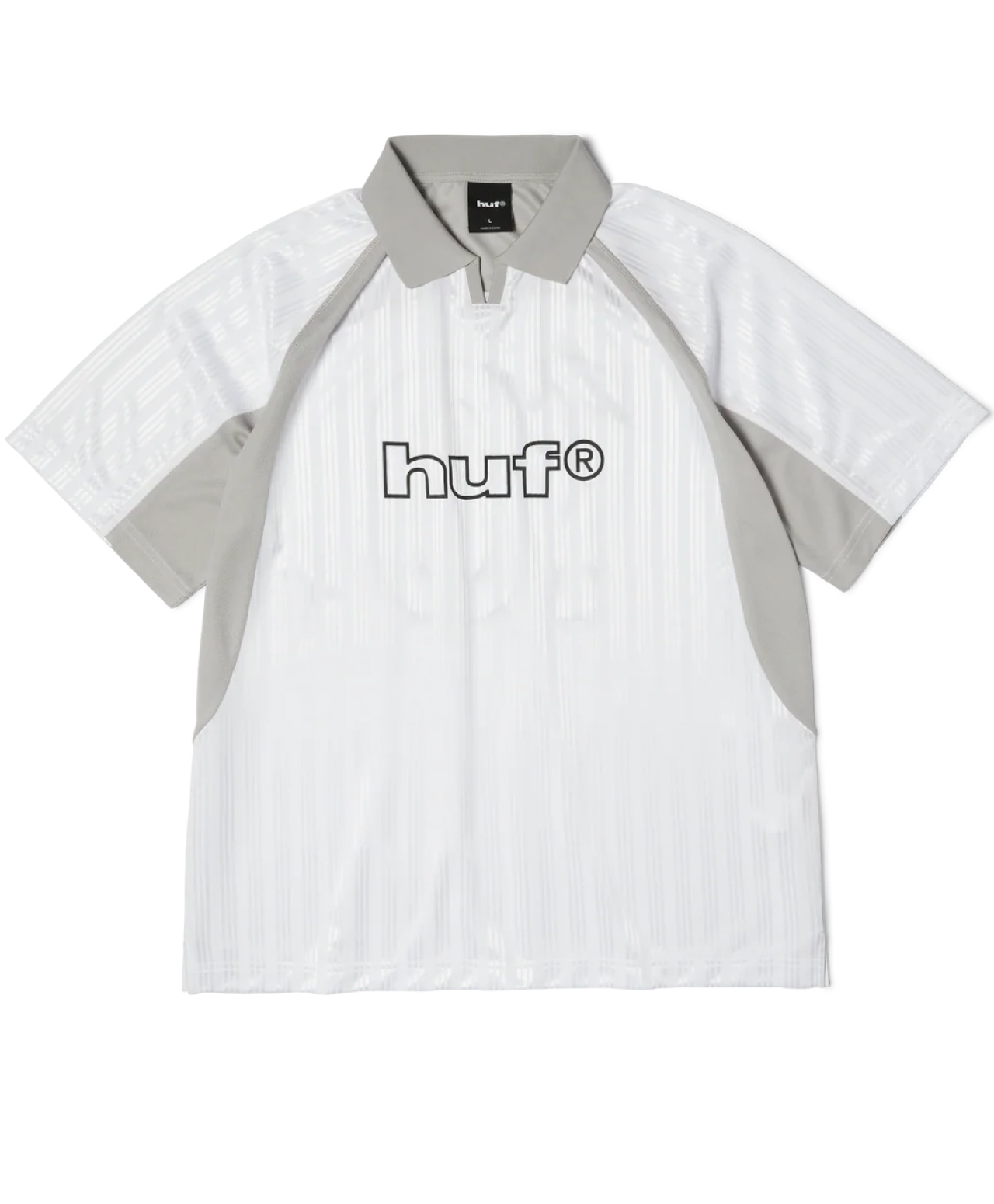 HUF SIDELINE SOCCER JERSEY WHITE