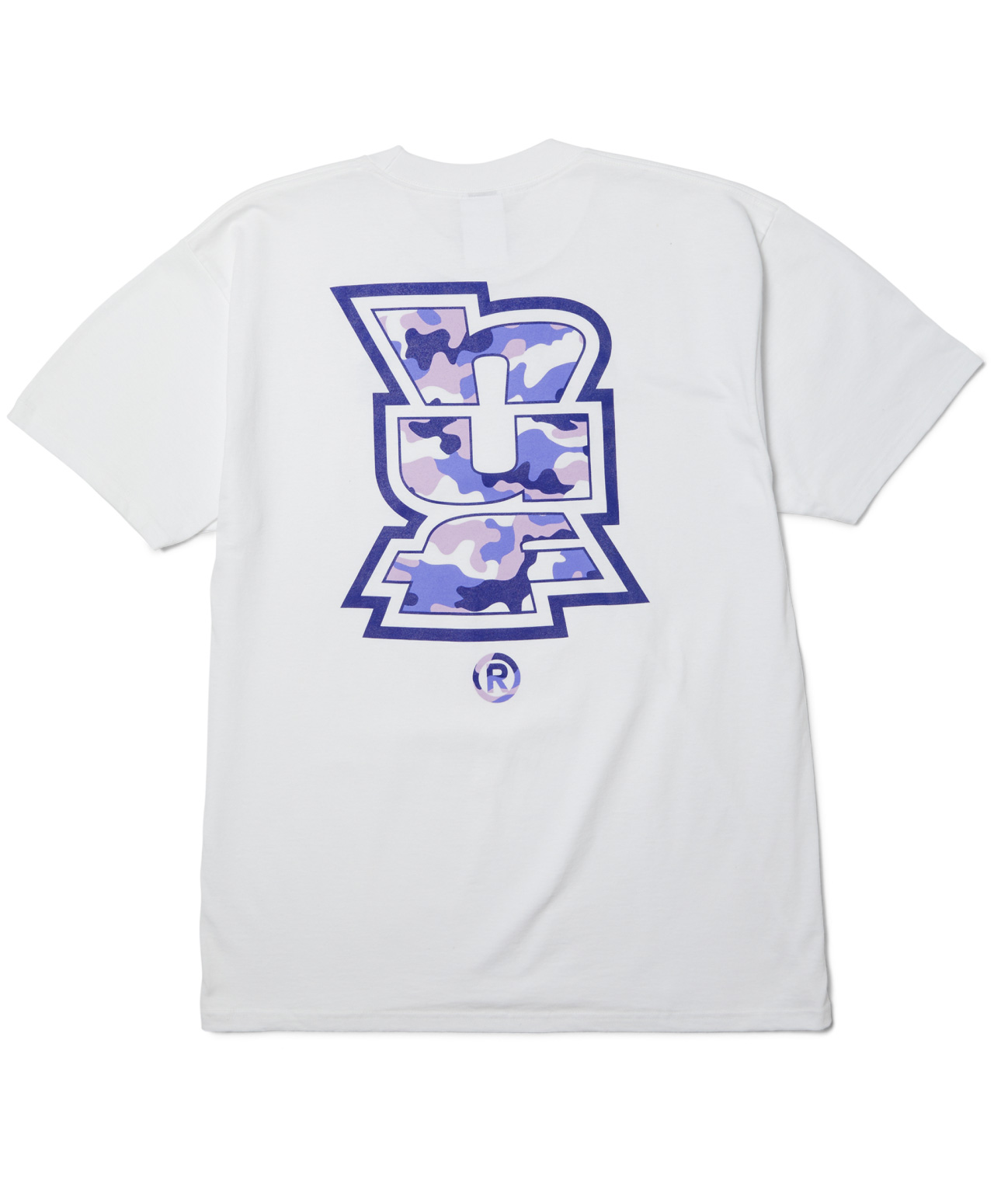 HUF MEGABLAST CAMO TEE WHITE