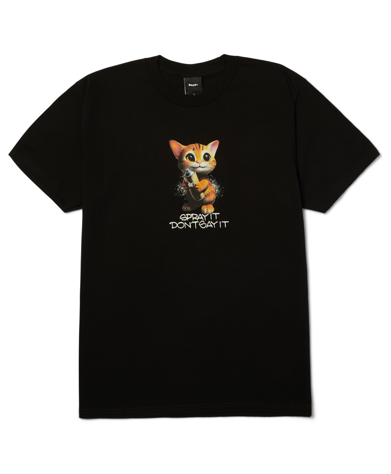 HUF SPRAY IT TEE BLACK