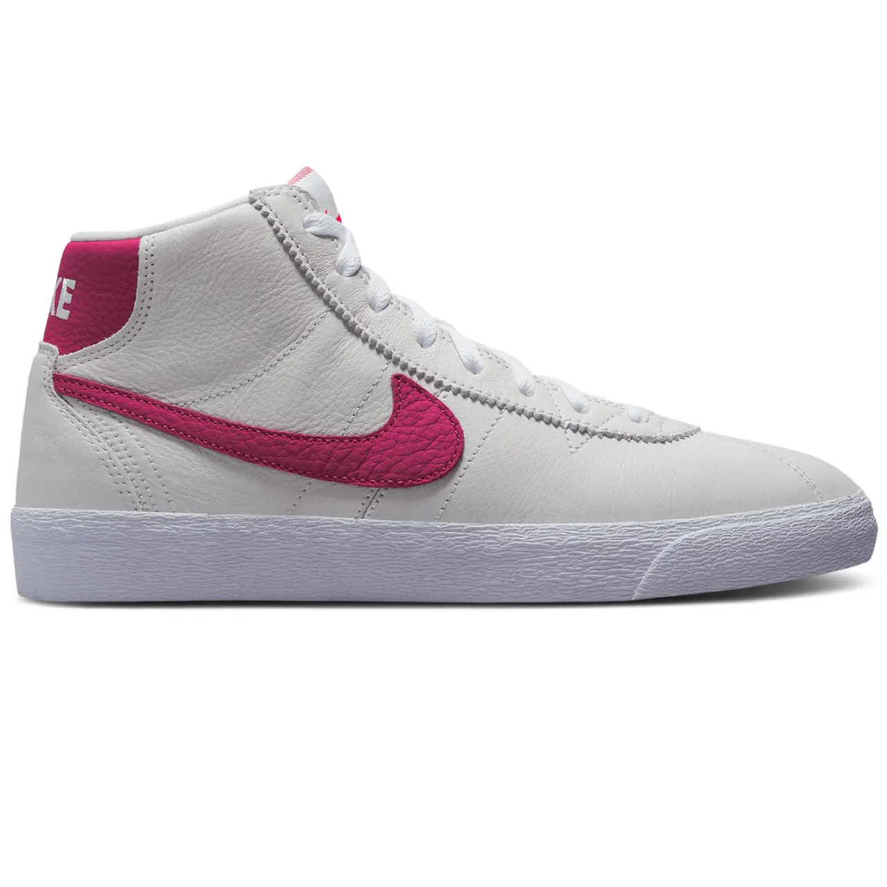 NIKE SB WOMENS BRUIN HI ORANGE LABEL ISO WHITE/SWEET BEET-WHITE