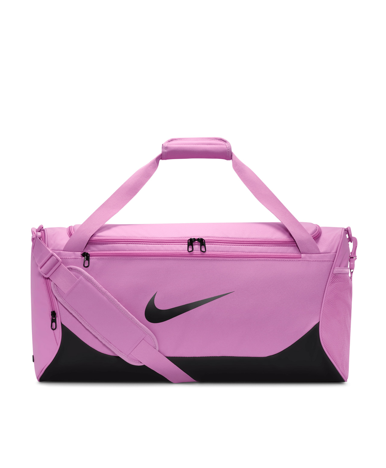 NIKE BRASILIA MEDIUM DUFFLE BAG LIGHT MAGENTA/BLACK