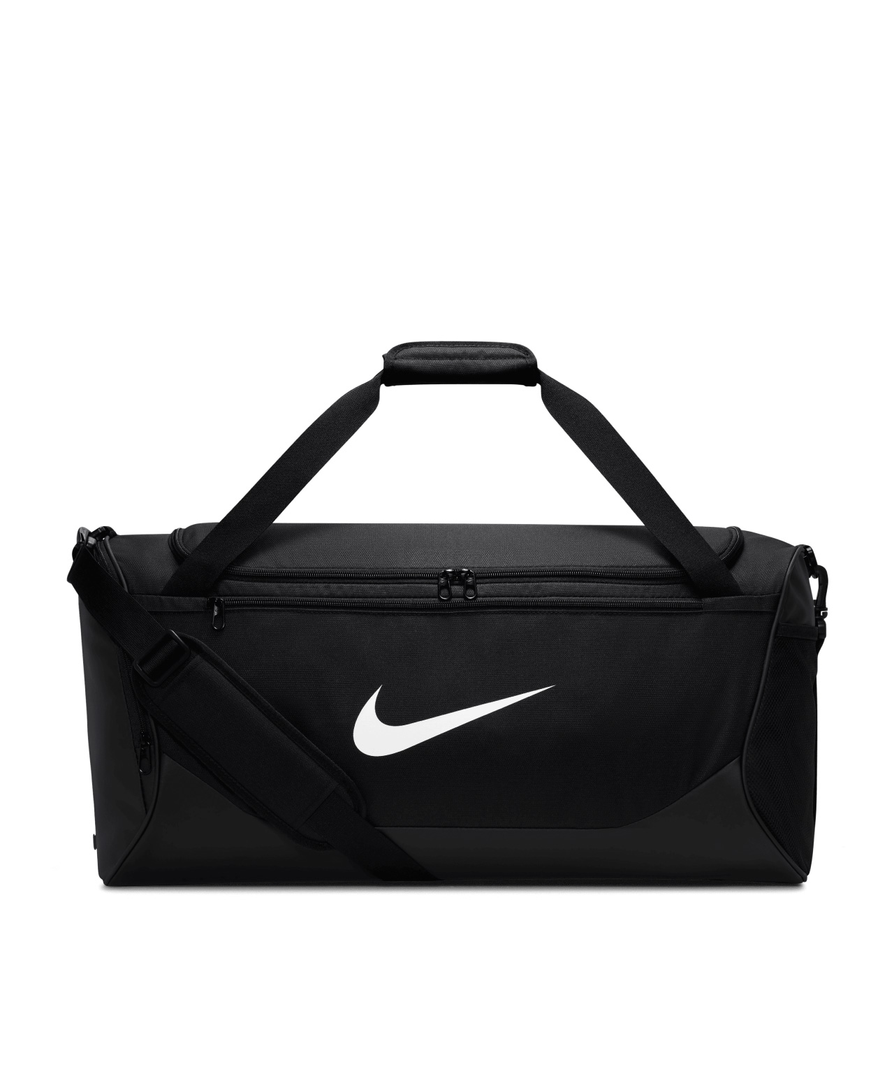 NIKE BRASILIA MEDIUM DUFFLE BAG BLACK/WHITE