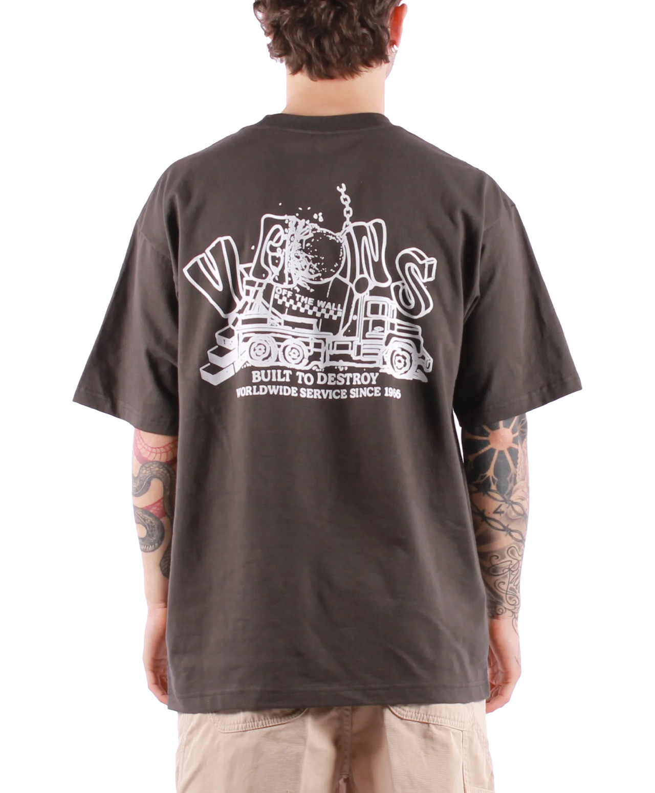 VANS DEMOLISH TEE FADED BLACK
