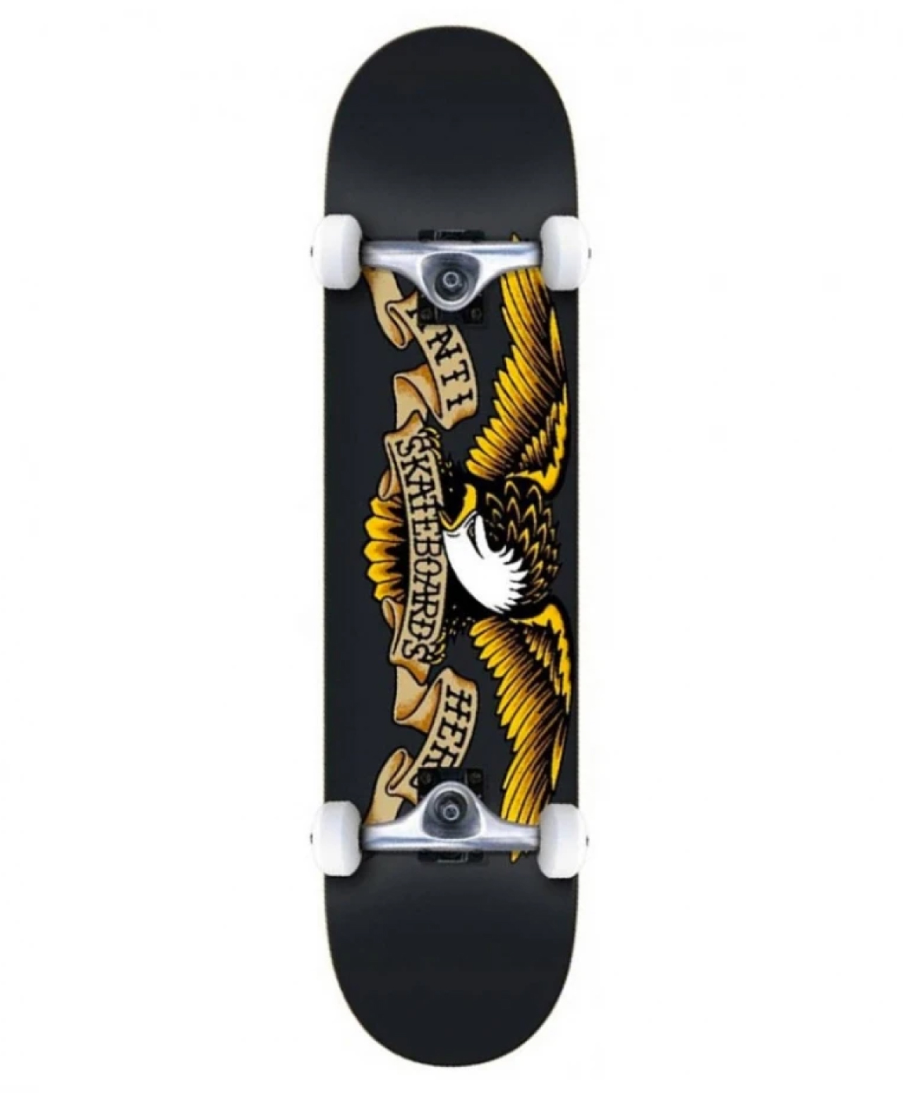 ANTIHERO CLASSIC EAGLE LARGE COMPLETE SKATEBOARD 8.25 BLACK