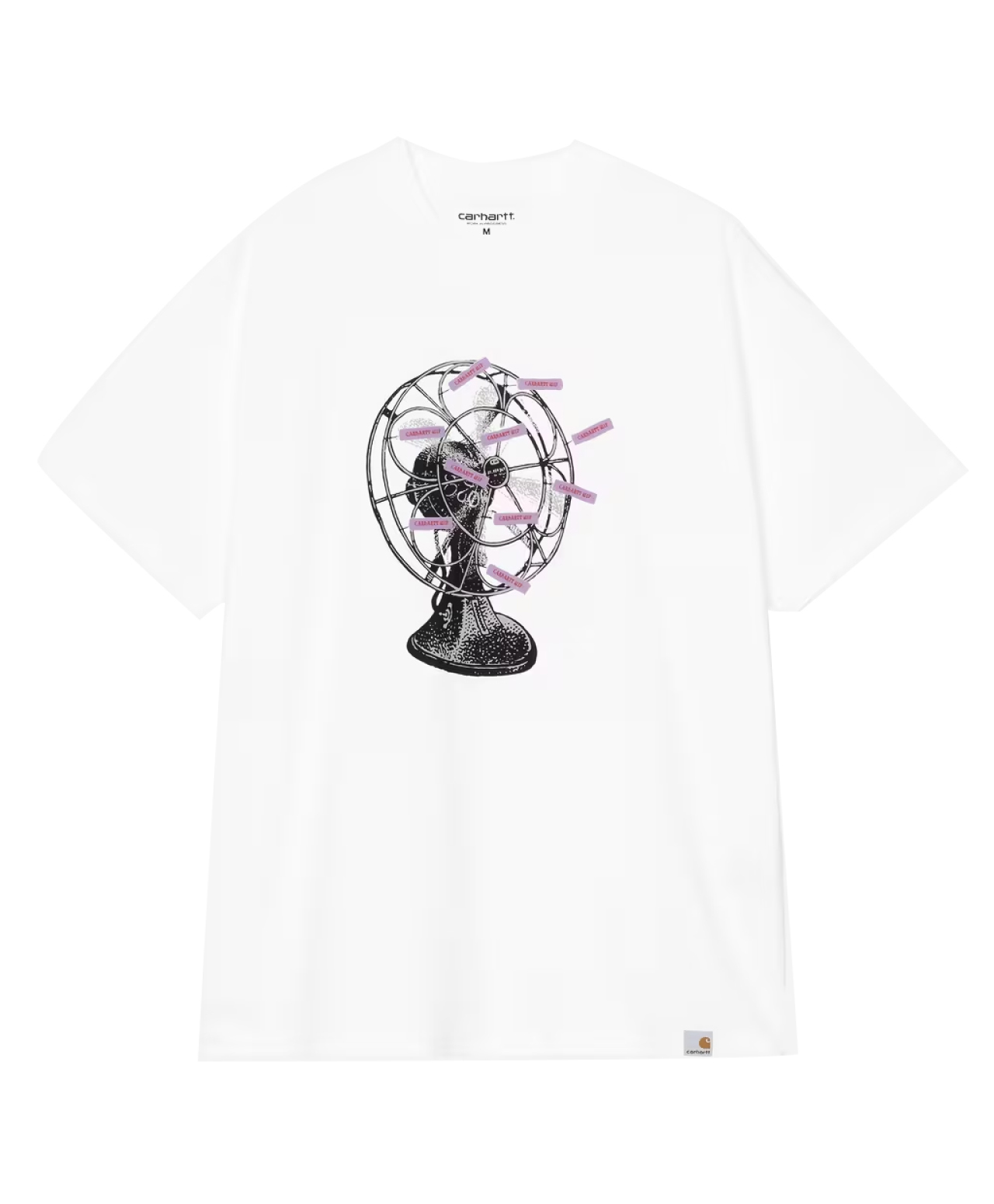CARHARTT WIP FAN TEE WHITE