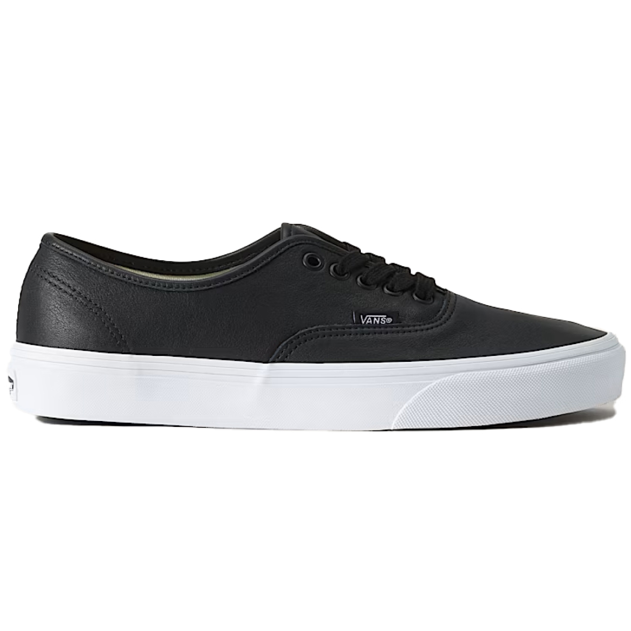 VANS AUTHENTIC LEATHER BLACK/TRUE WHITE