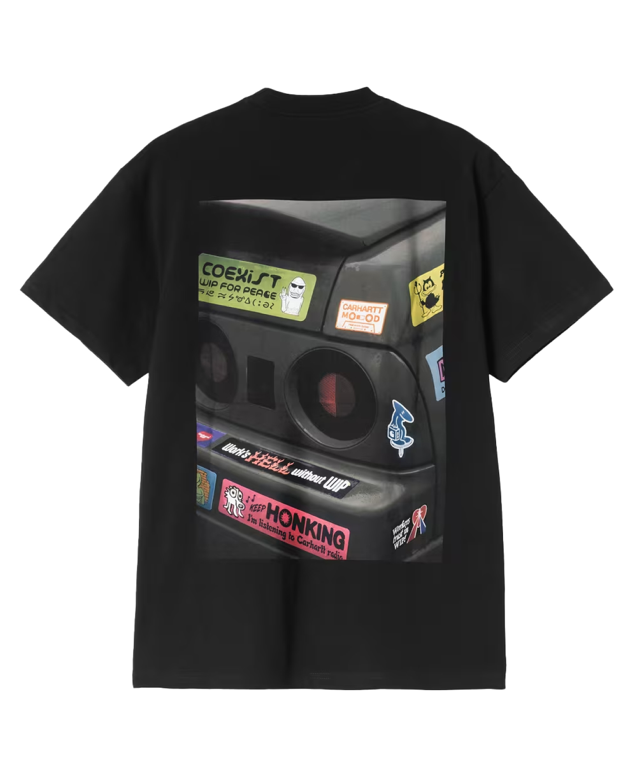 CARHARTT WIP BUMPER CAR TEE BLACK