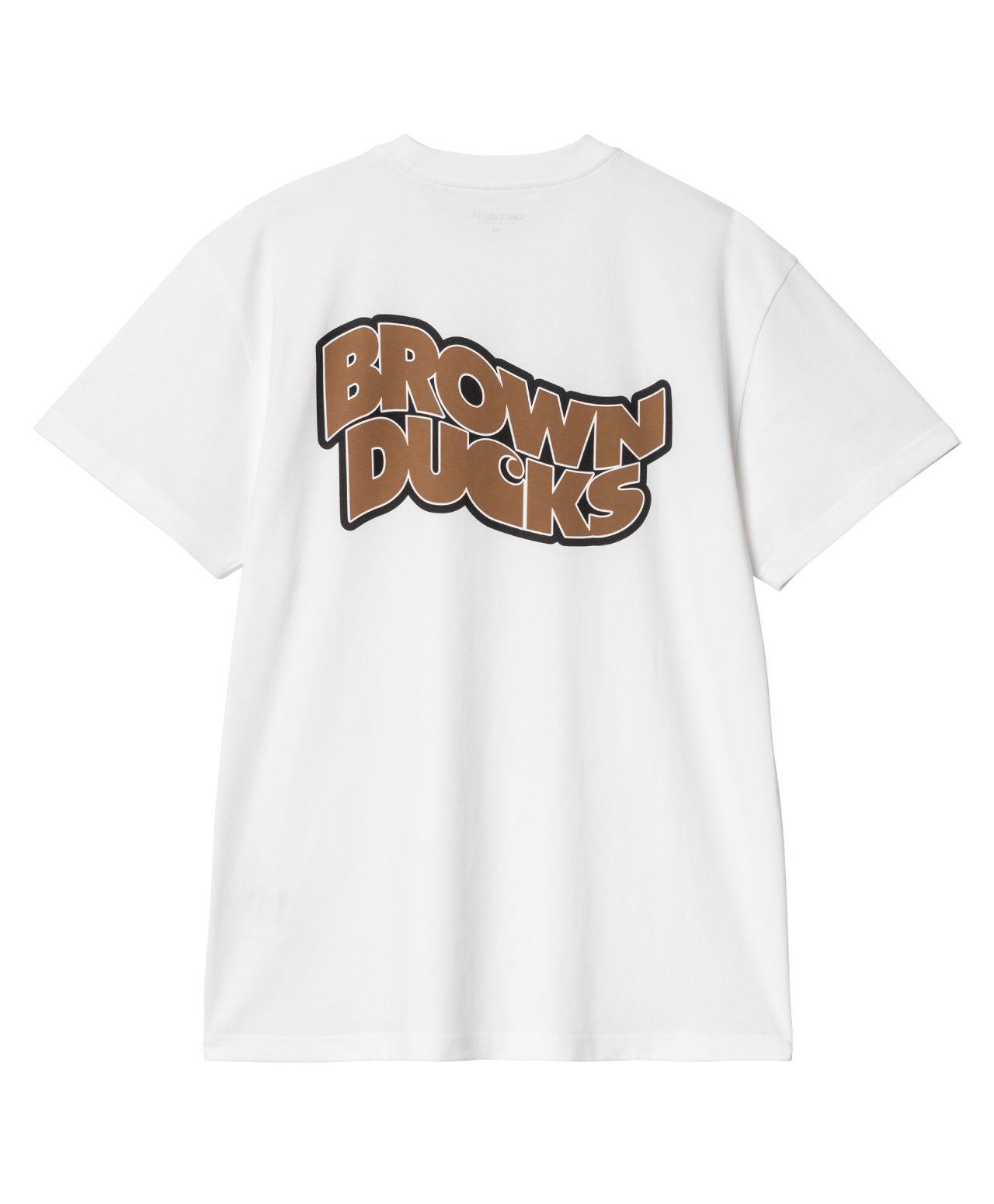 CARHARTT WIP BROWN DUCKS TEE WHITE