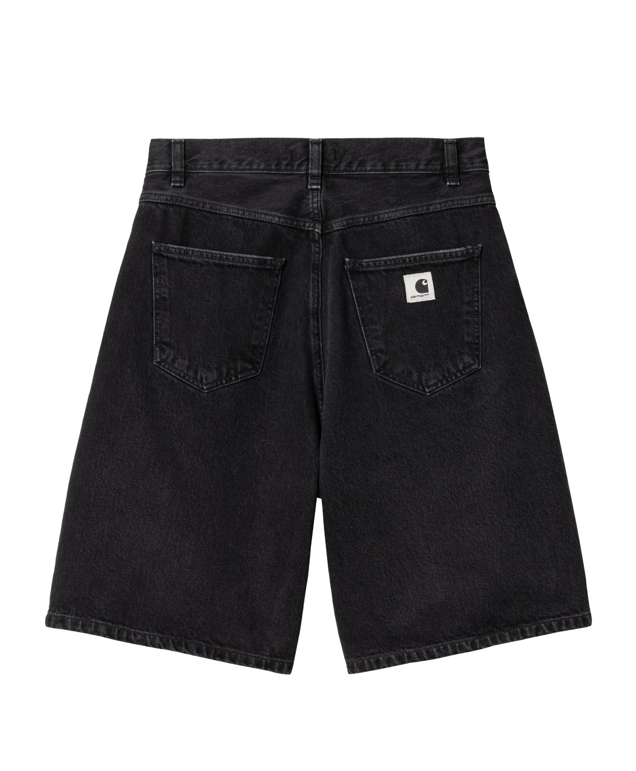 CARHARTT WIP WOMENS BRANDON SHORT BLACK STONE WASHED