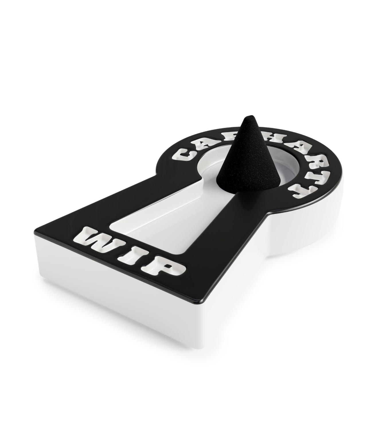 CARHARTT WIP LOCKED CONE INCENSE HOLDER WHITE/BLACK