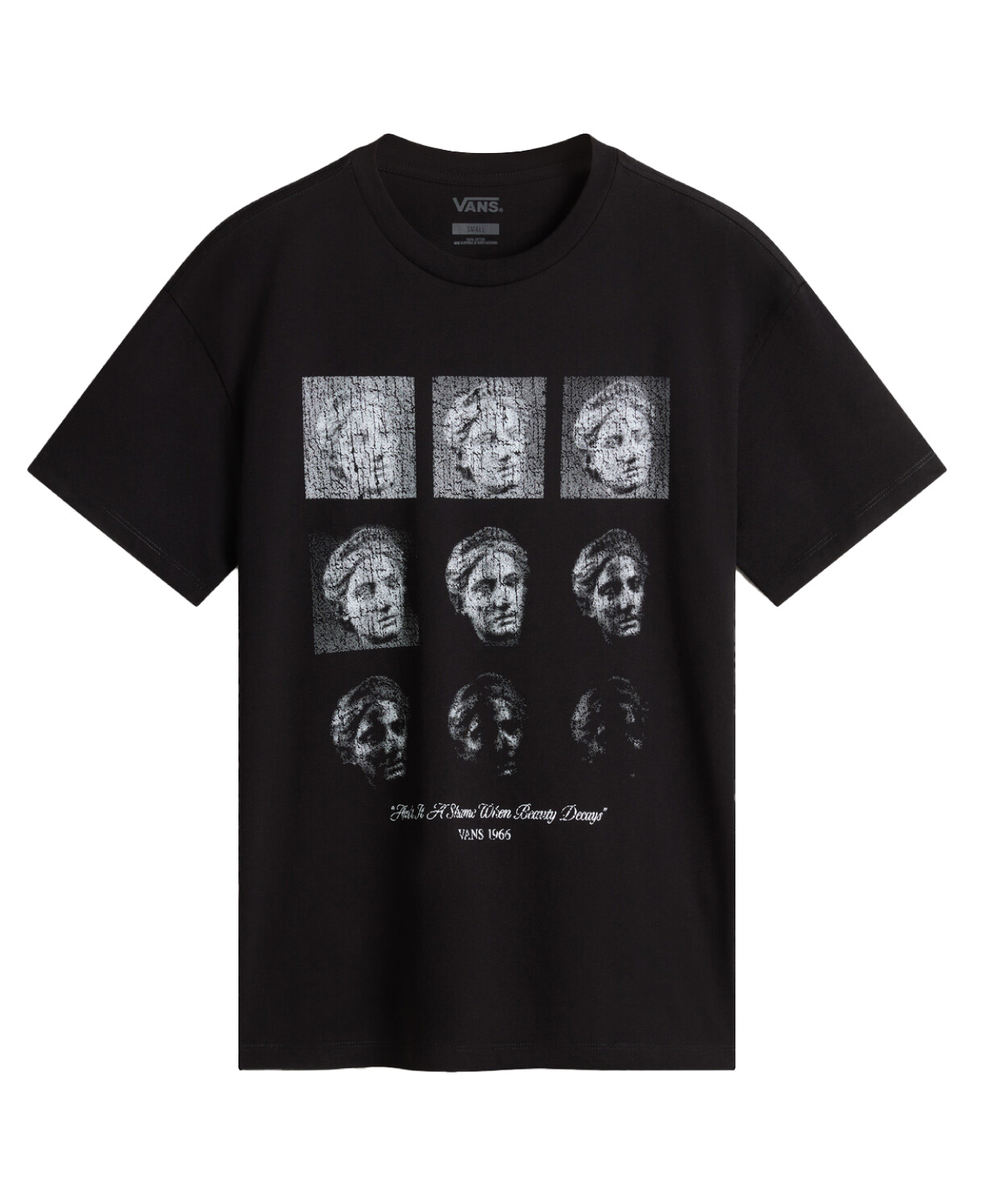 VANS DECAY OVERSIZED TEE BLACK