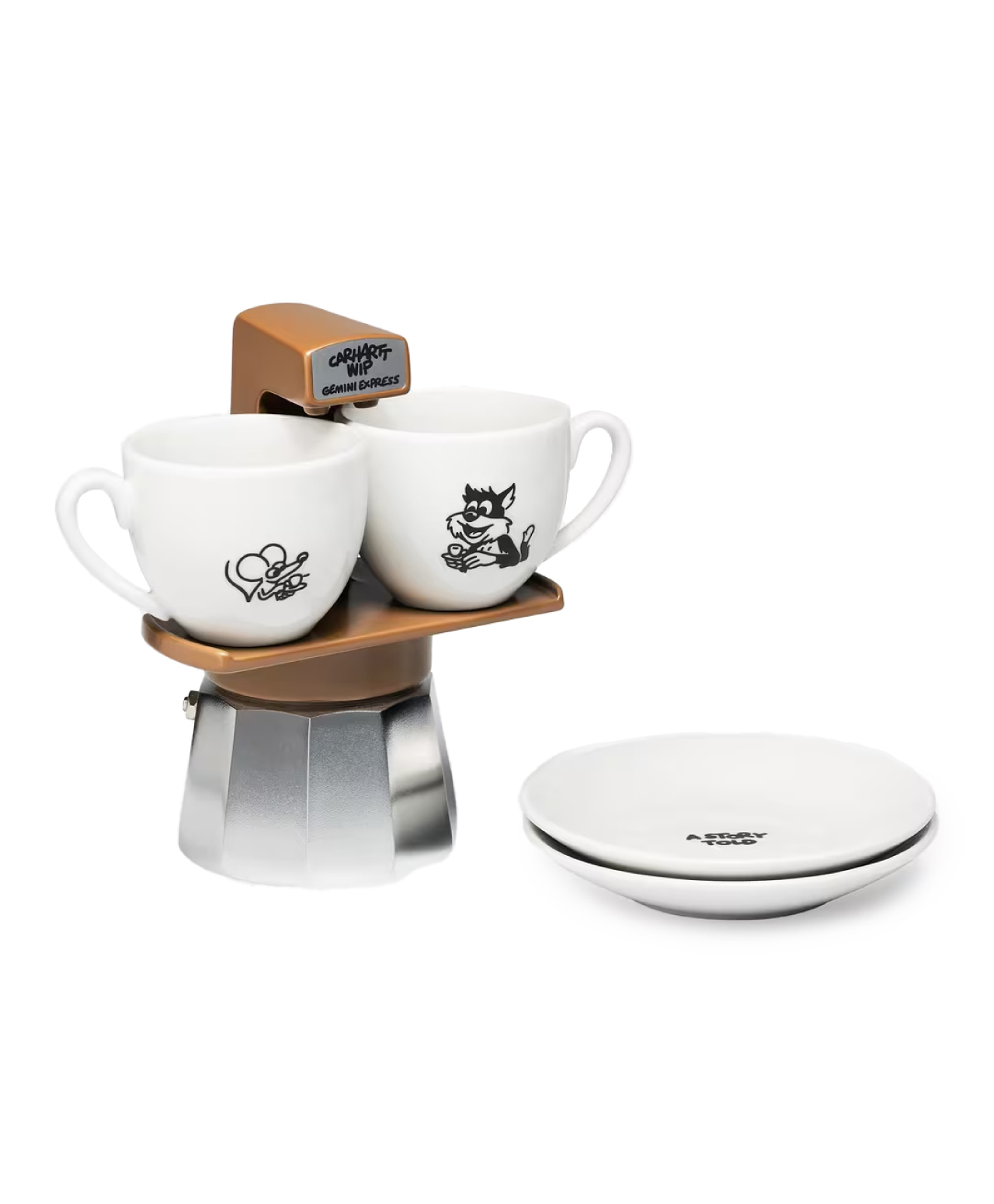 CARHARTT WIP COFFEE ESPRESSO MAKER BROWN