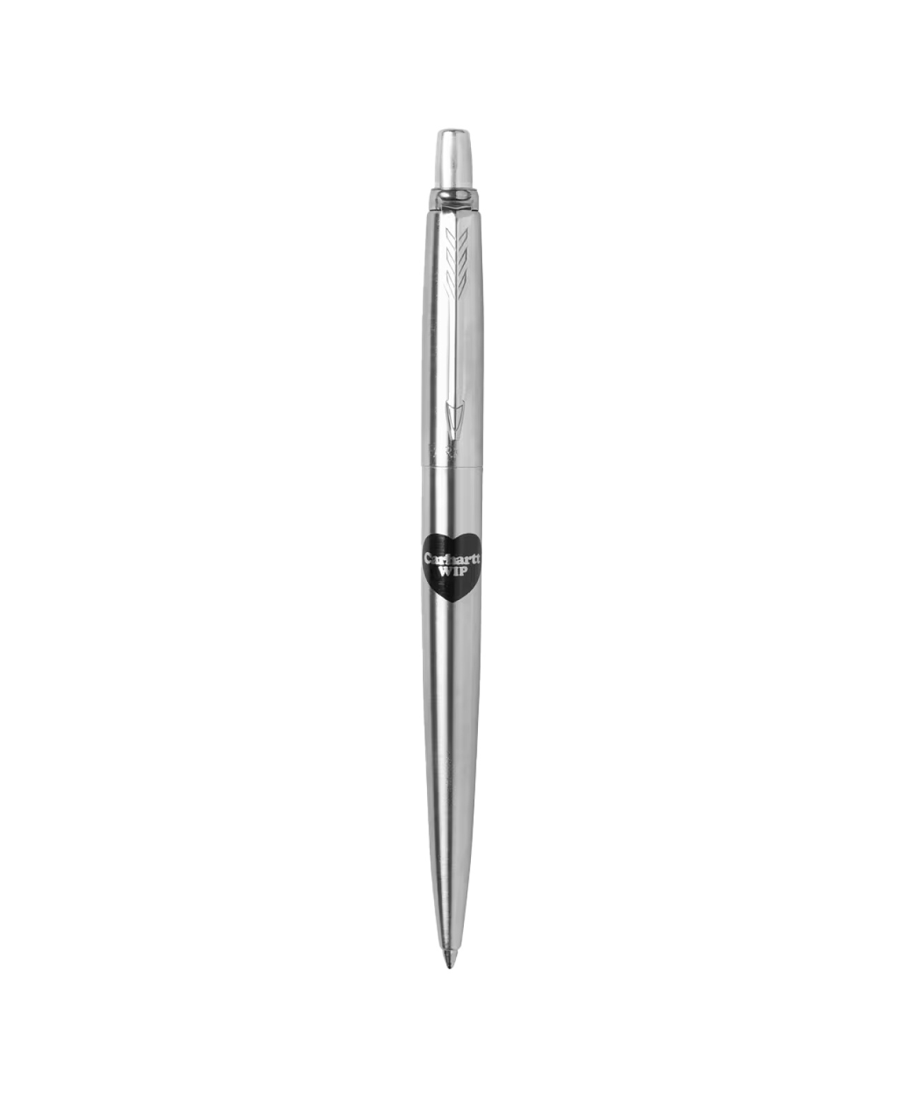 CARHARTT WIP PARKER JOTTER HEART BALLPEN SILVER