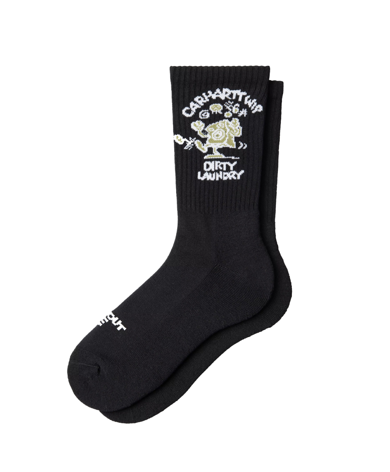 CARHARTT WIP DIRTY LAUNDRY SOCKS BLACK