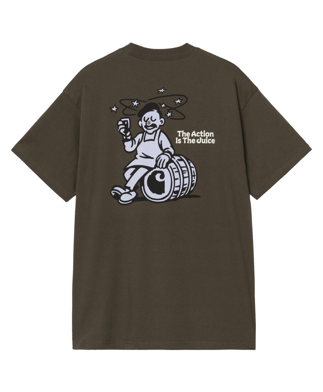 CARHARTT WIP GRAPE PICKER TEE CYPRESS