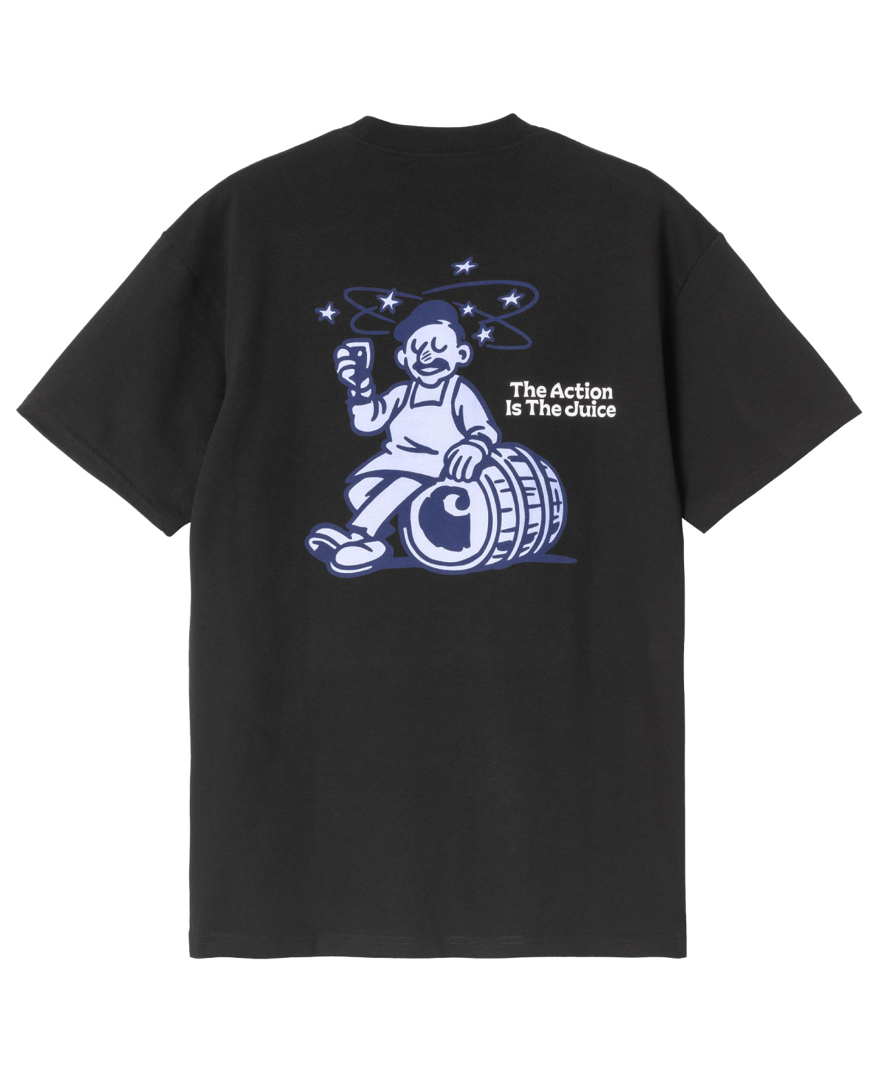 CARHARTT WIP GRAPE PICKER TEE BLACK