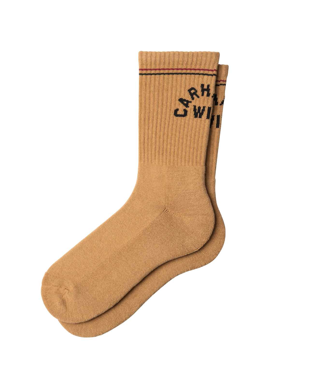 CARHARTT WIP ARCH SCRIPT SOCKS WIP DUSTY H/BLACK