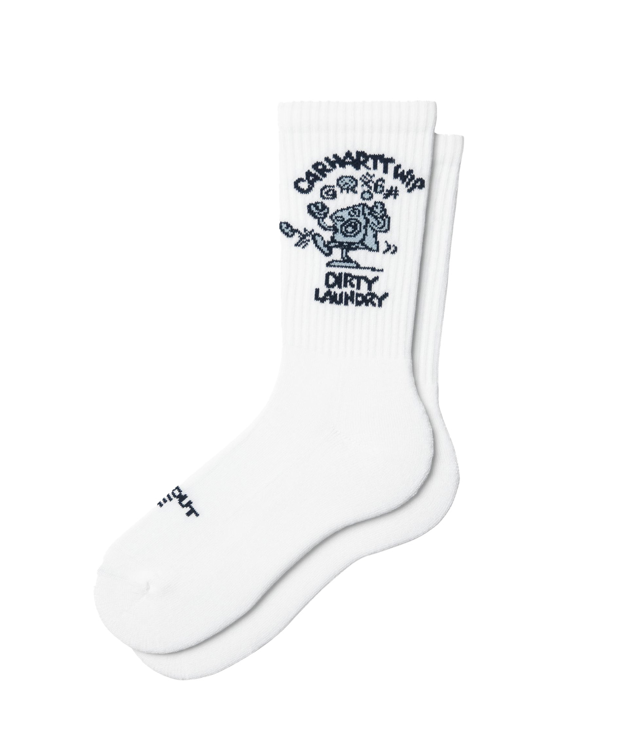 CARHARTT WIP DIRTY LAUNDRY SOCKS WHITE