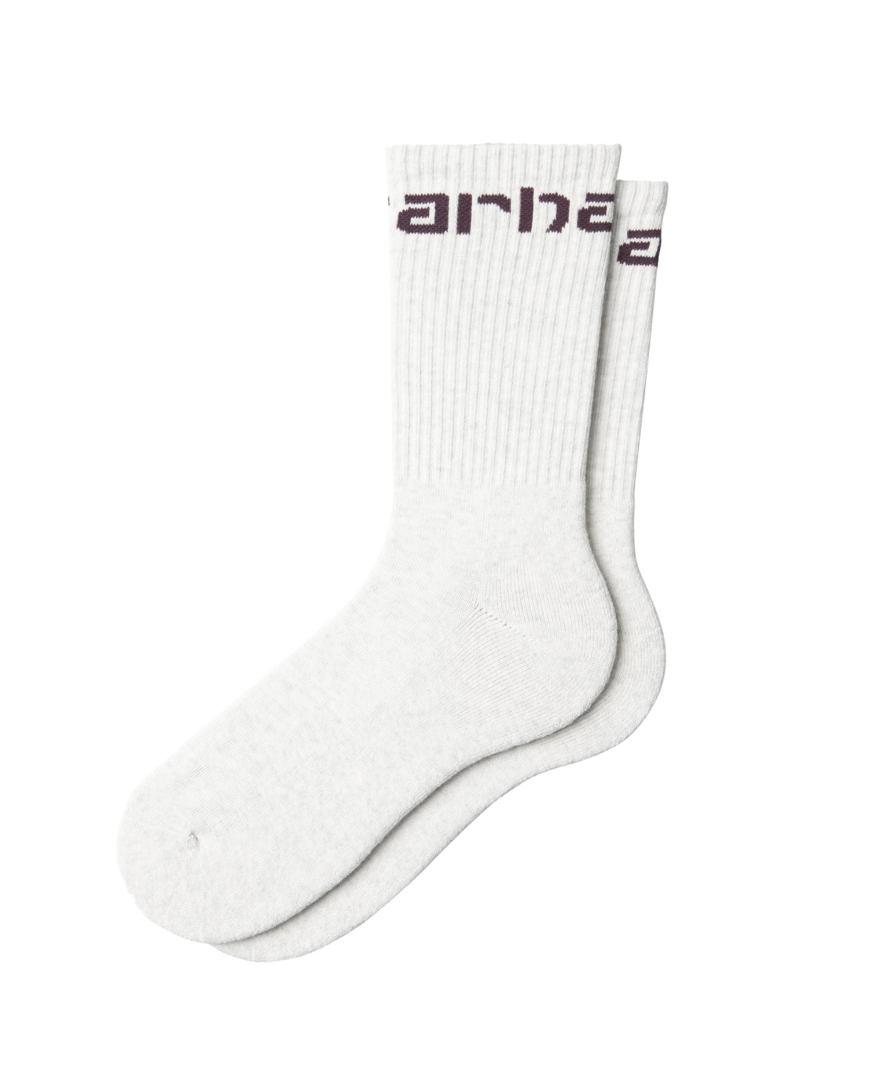 CARHARTT WIP SOCKS ASH HEATHER/COZY PURPLE