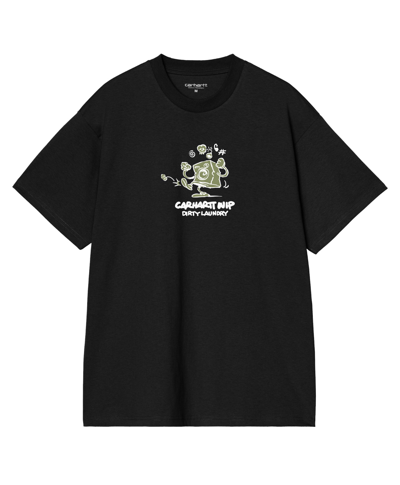 CARHARTT WIP DIRTY LAUNDRY TEE BLACK