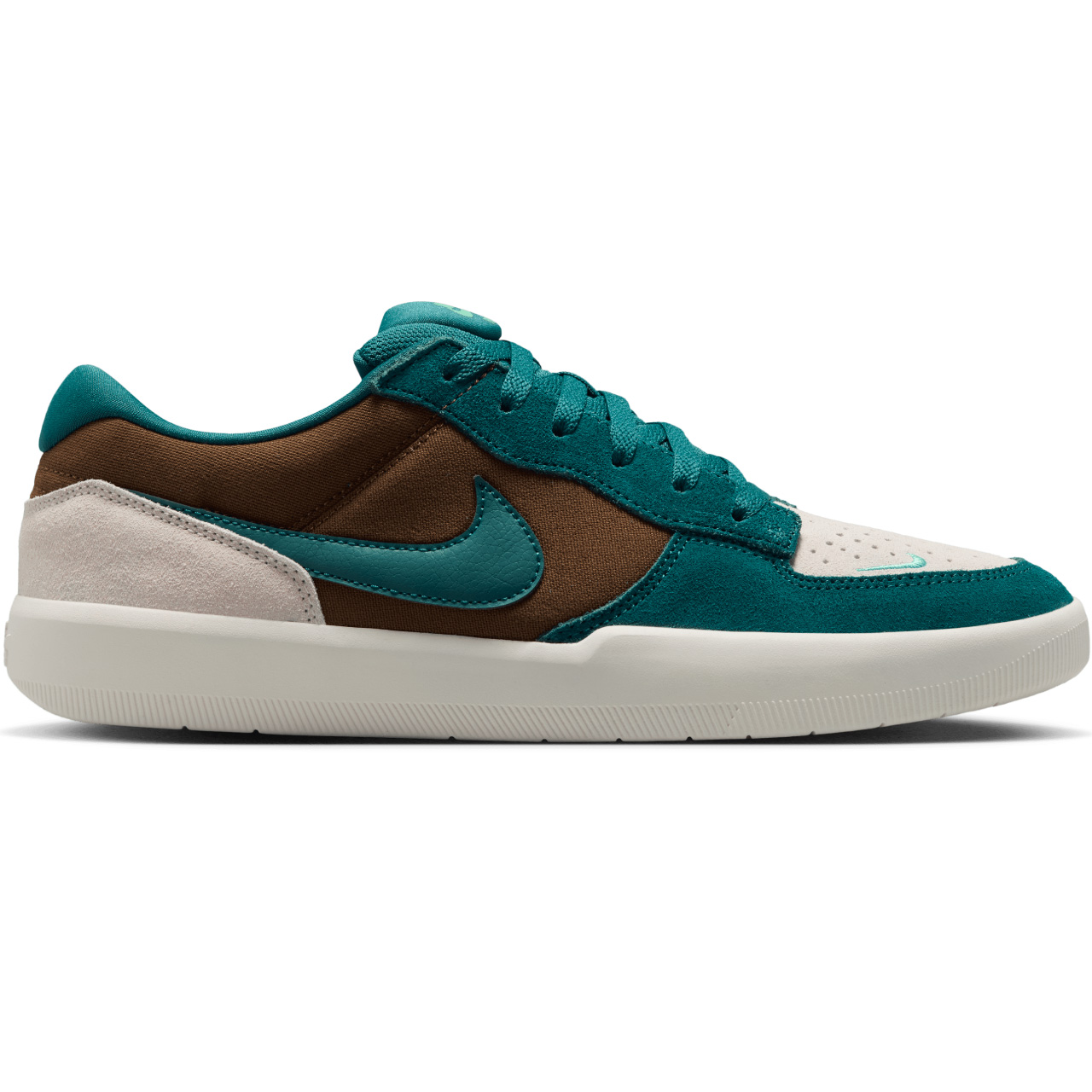 NIKE SB FORCE 58 MOSSWOOD BROWN/GEODE TEAL-LIGHT OREWOOD BROWN