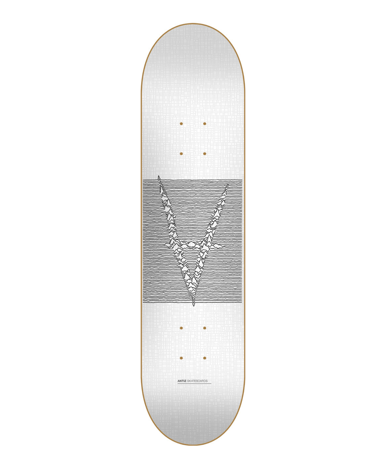 ANTIZ MUSIC SERIES - JOY DIVISION SKATE DECK WHITE