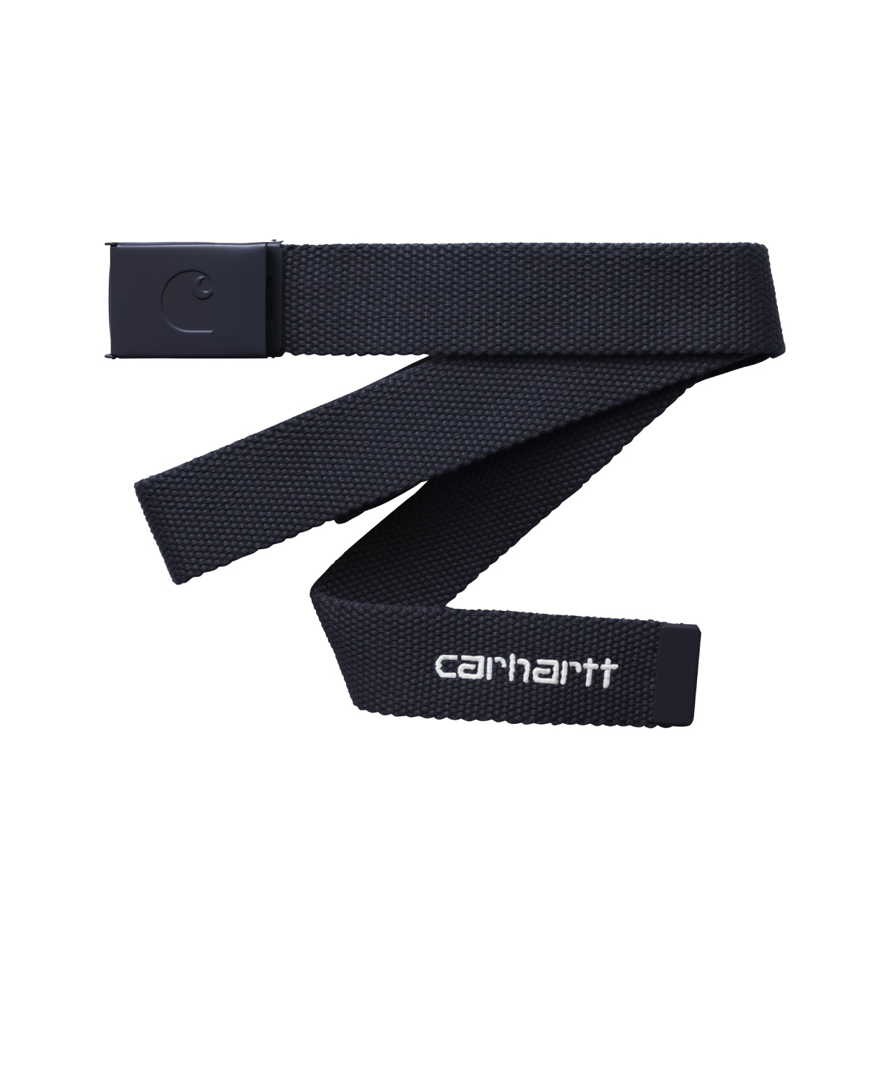 CARHARTT WIP C-LOGO BELT TONAL DARK NAVY/WHITE