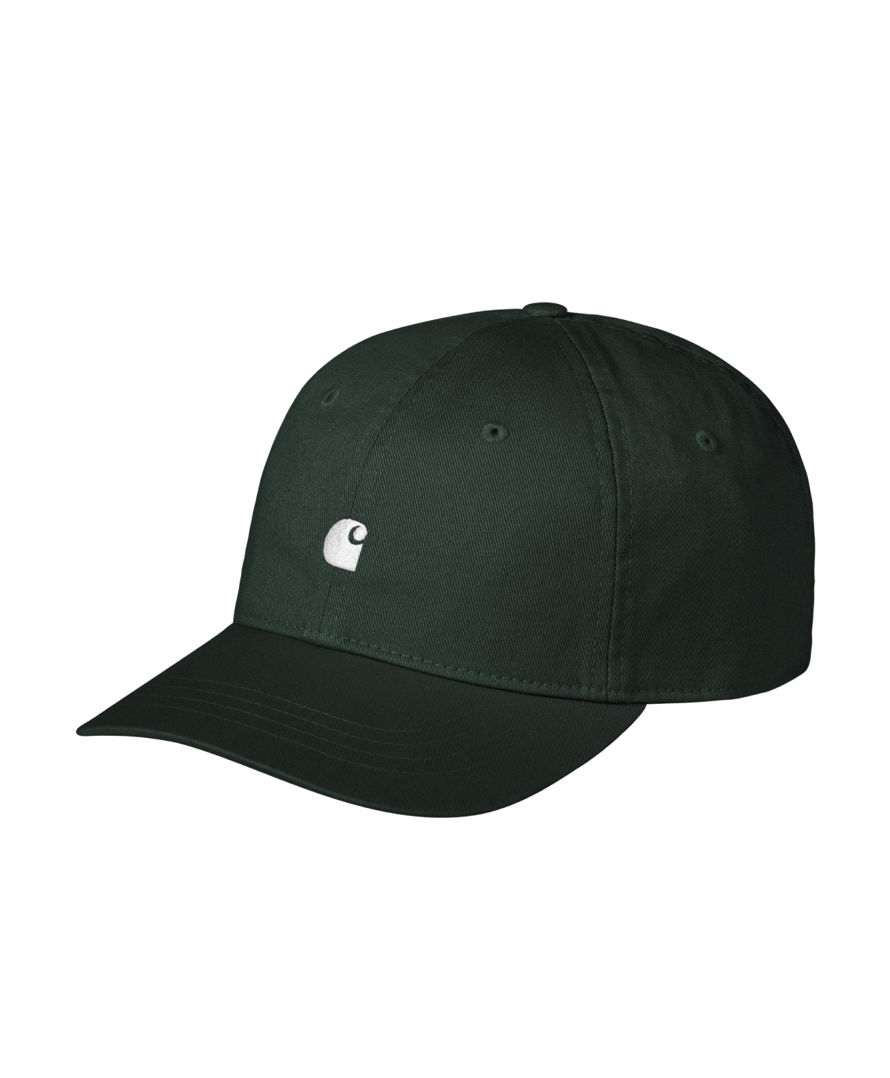 CARHARTT WIP MADISON LOGO CAP DARK SCARAB/WHITE