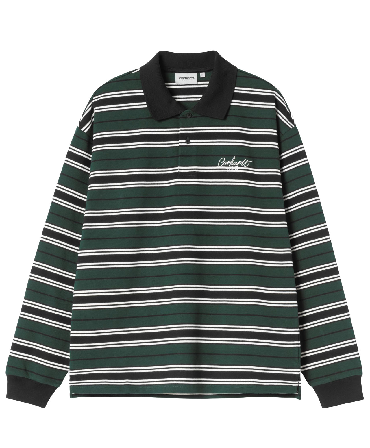 CARHARTT WIP DEVITT RUGBY SHIRT DARK SCARAB