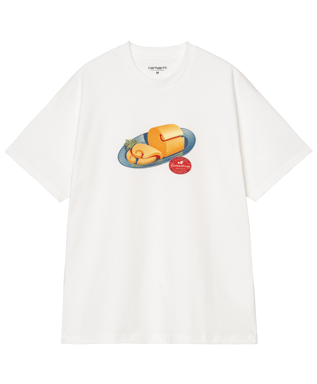CARHARTT WIP FROMAGE TEE WHITE