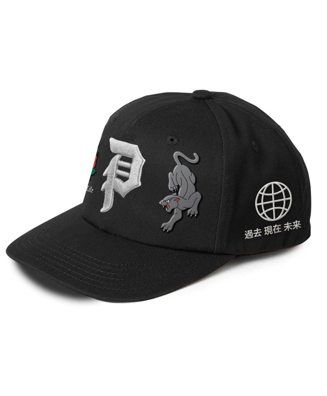PRIMITIVE OUTSIDER A-FRAME SNAPBACK BLACK