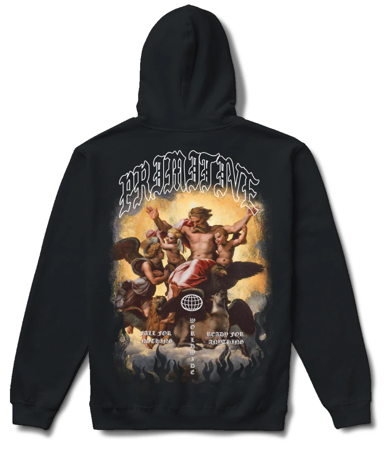 PRIMITIVE STAY READY HEAVYWEIGHT HOOD BLACK