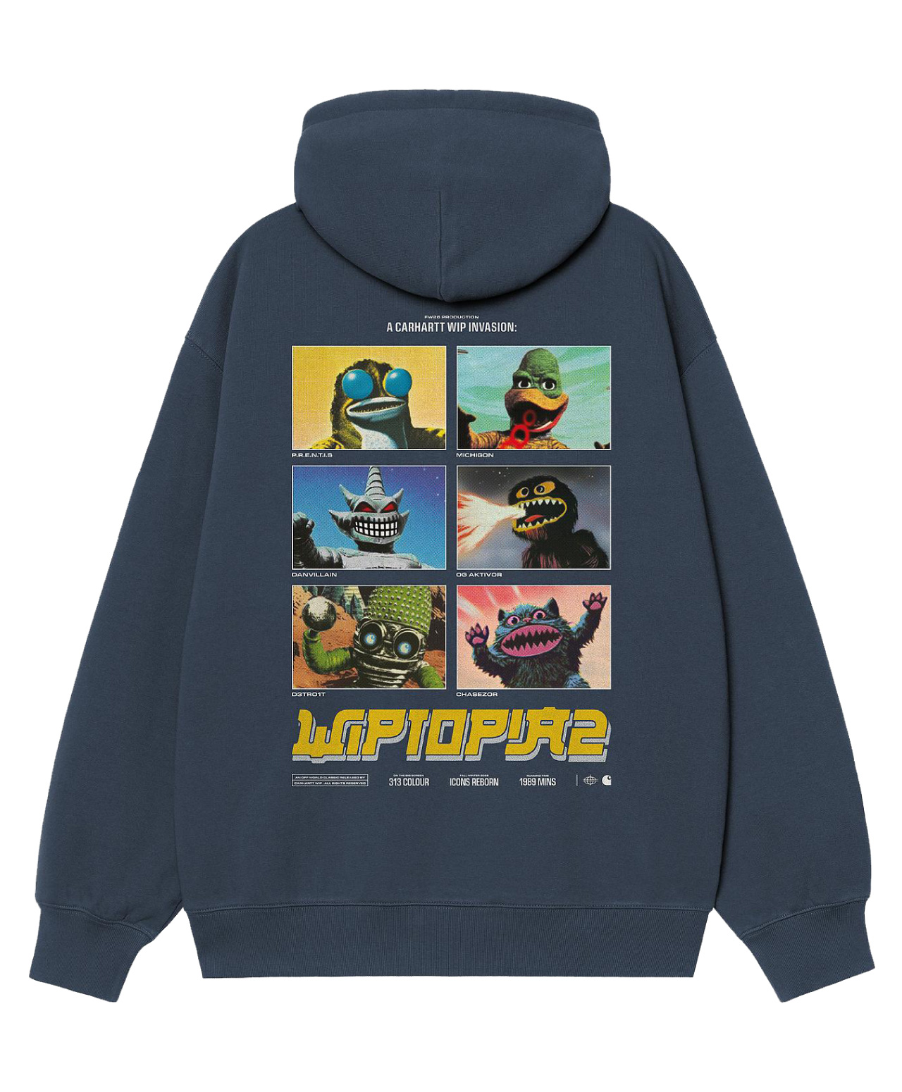 CARHARTT WIP WIPTOPIA II HOOD BLUE