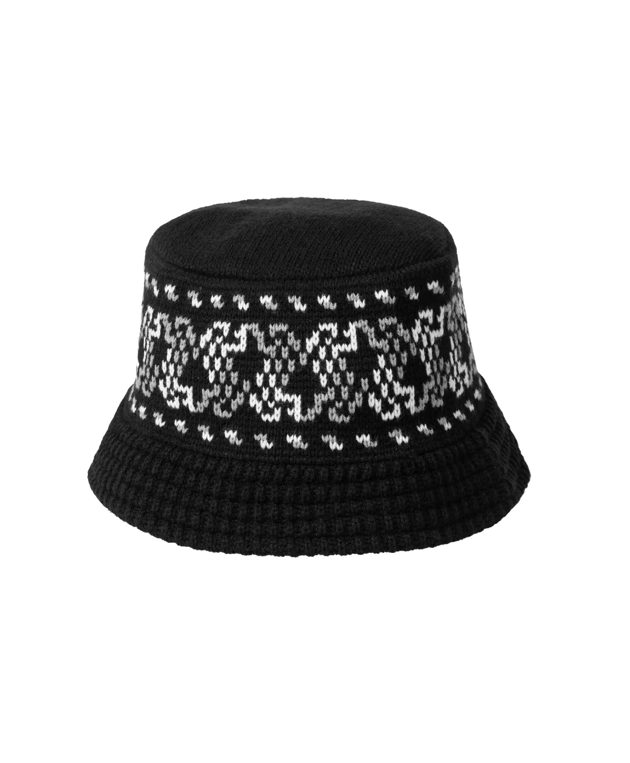 CARHARTT WIP BRICKY MAN KNITTED BUCKET HAT BLACK