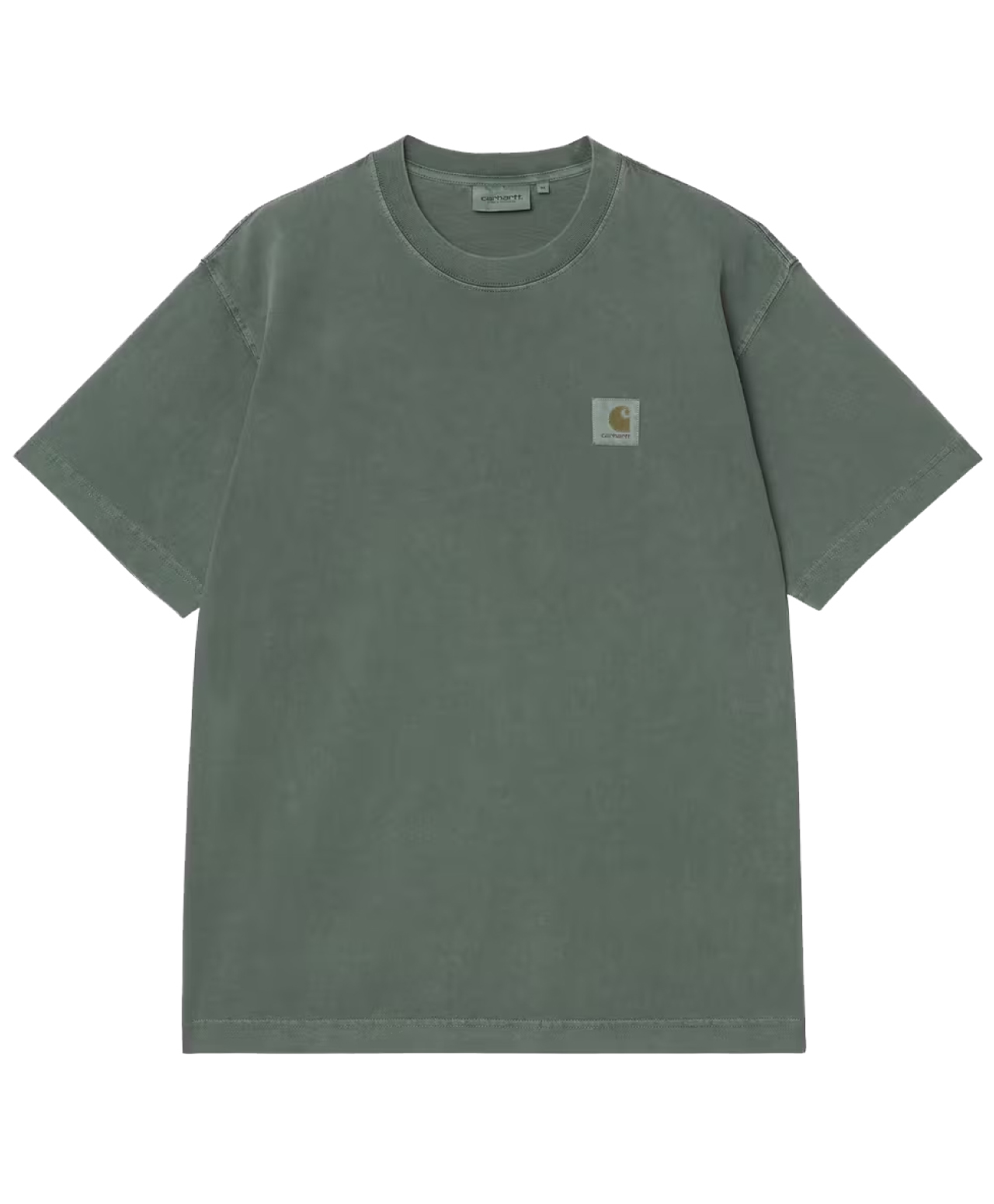 CARHARTT WIP VISTA TEE DARK SCARAB GARMENT DYED