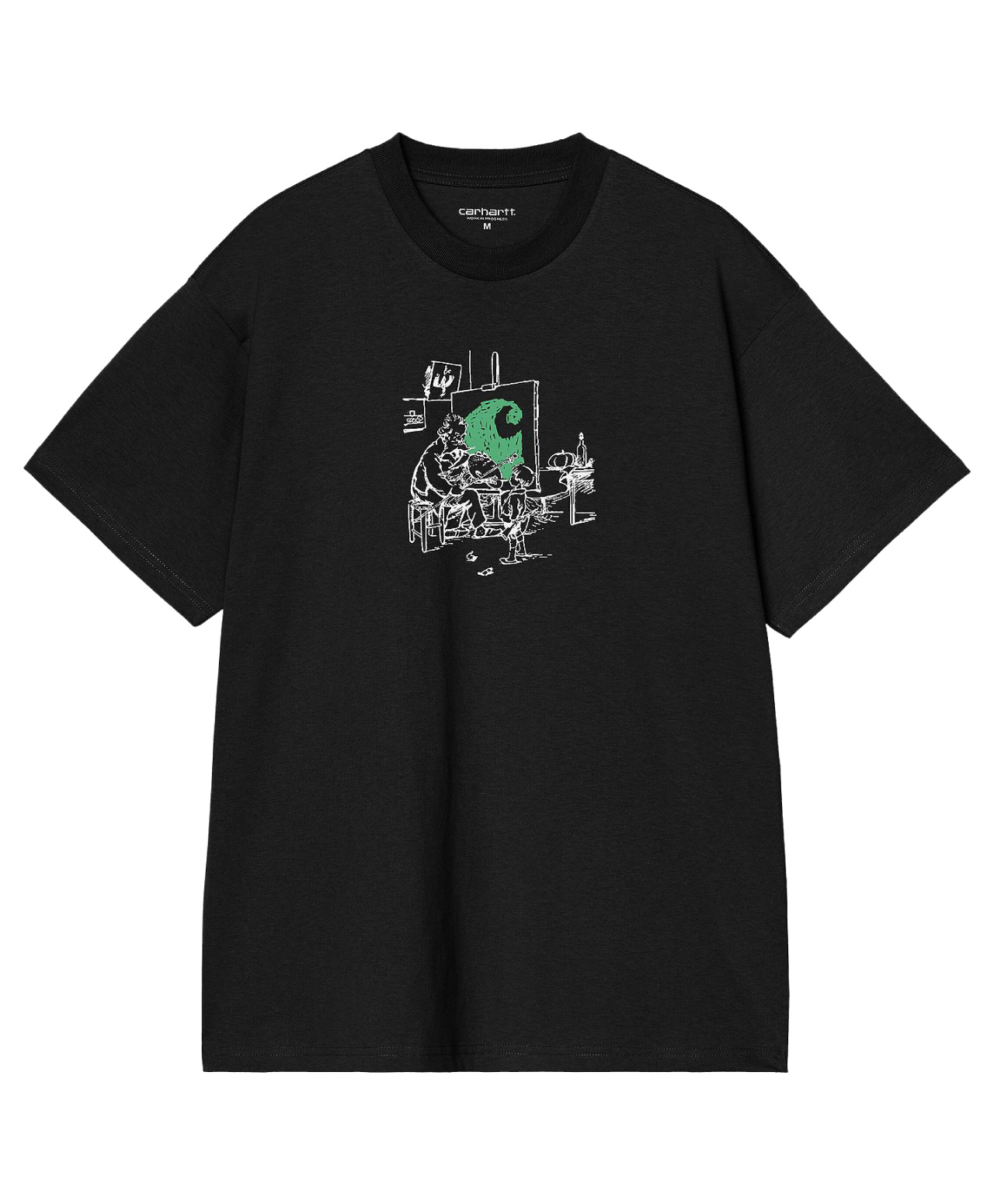 CARHARTT WIP OLD PAINTER TEE BLACK