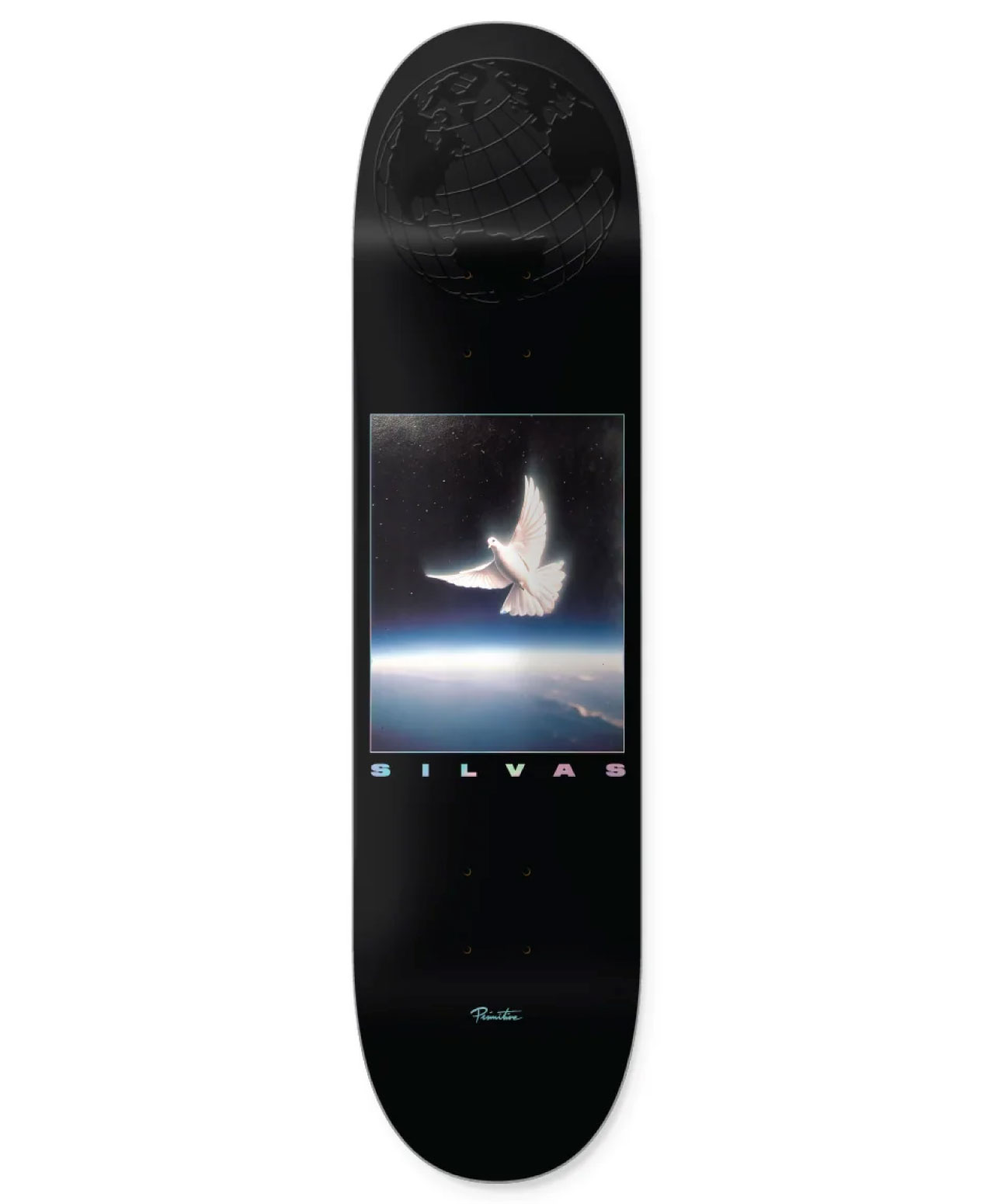 PRIMITIVE SILVAS ABOVE SKATE DECK 8.25 BLACK