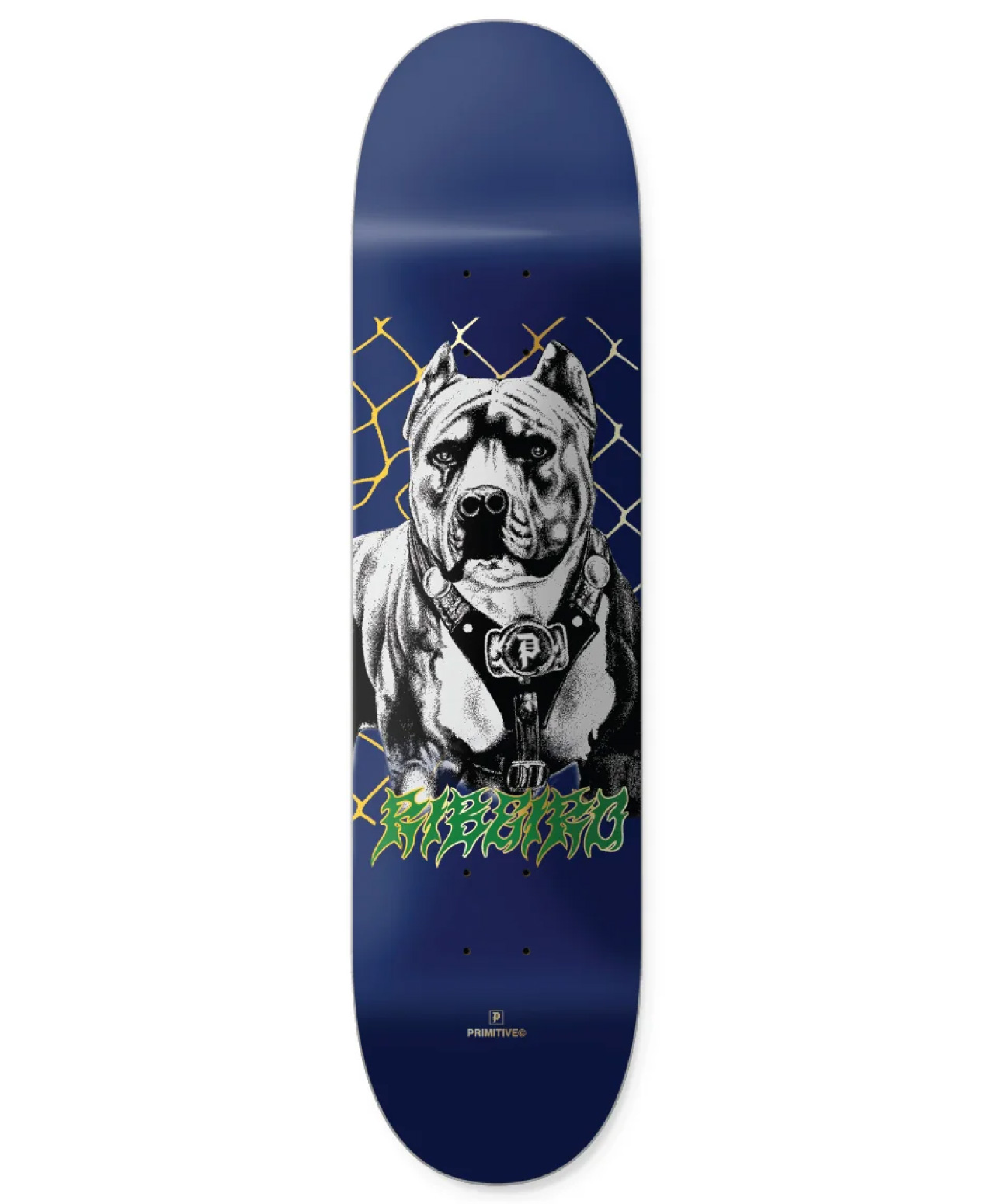 PRIMITIVE RIBEIRO VIC SKATE DECK 8.38 NAVY