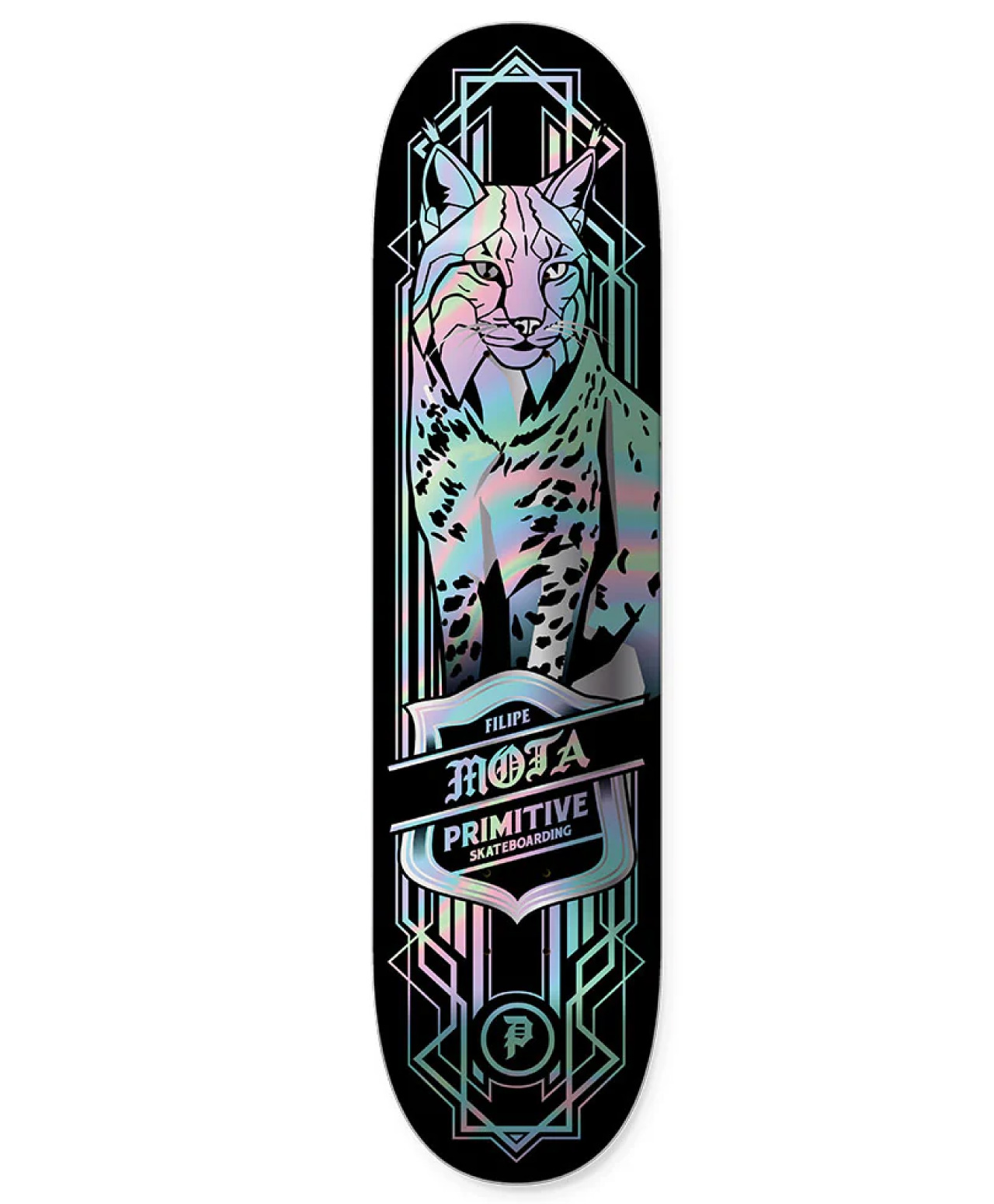 PRIMITIVE MOTA LYNX SPECTRA SKATE DECK 8.25 BLACK