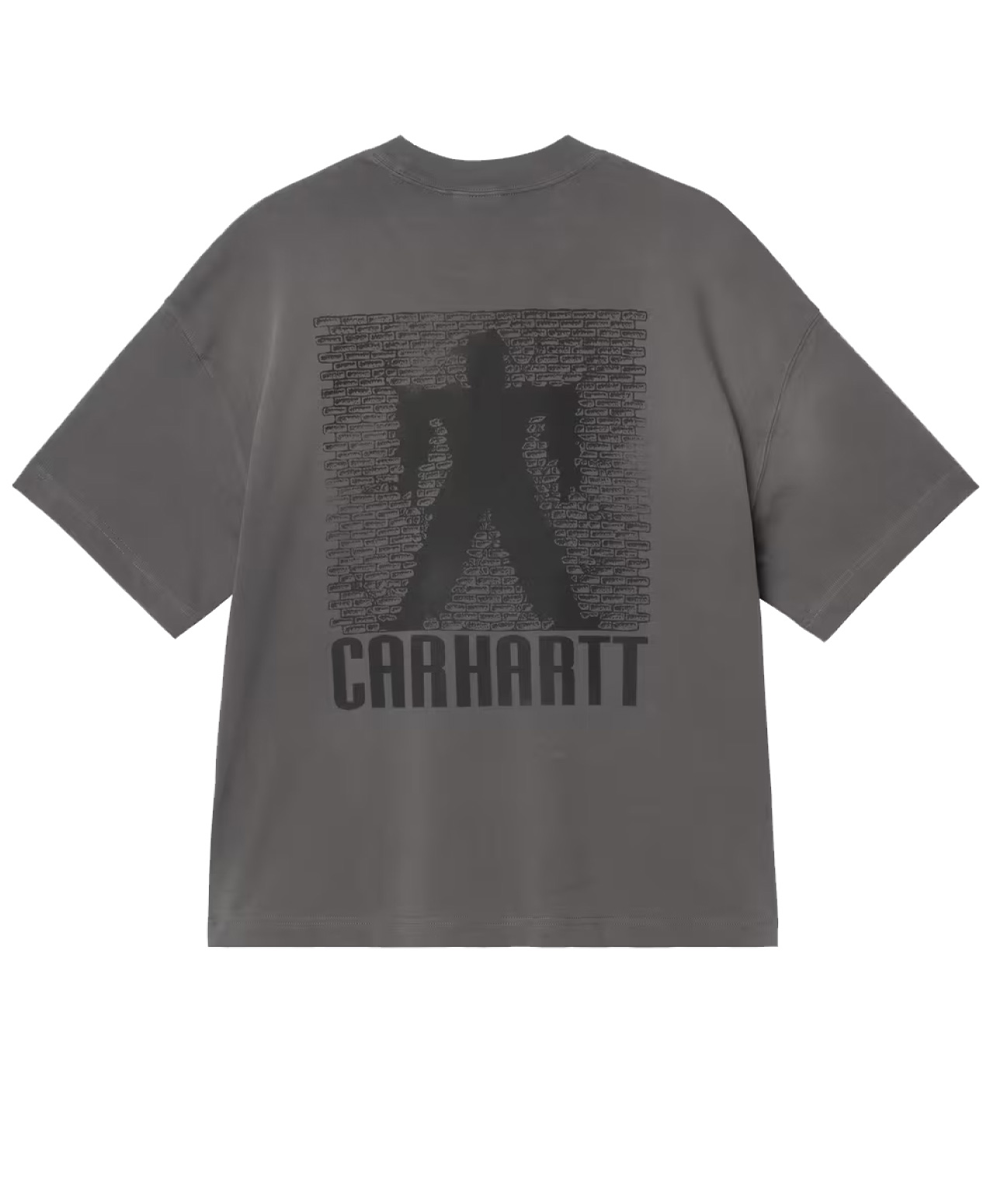 CARHARTT WIP BRICKY MAN TEE SOOT STONE DYED